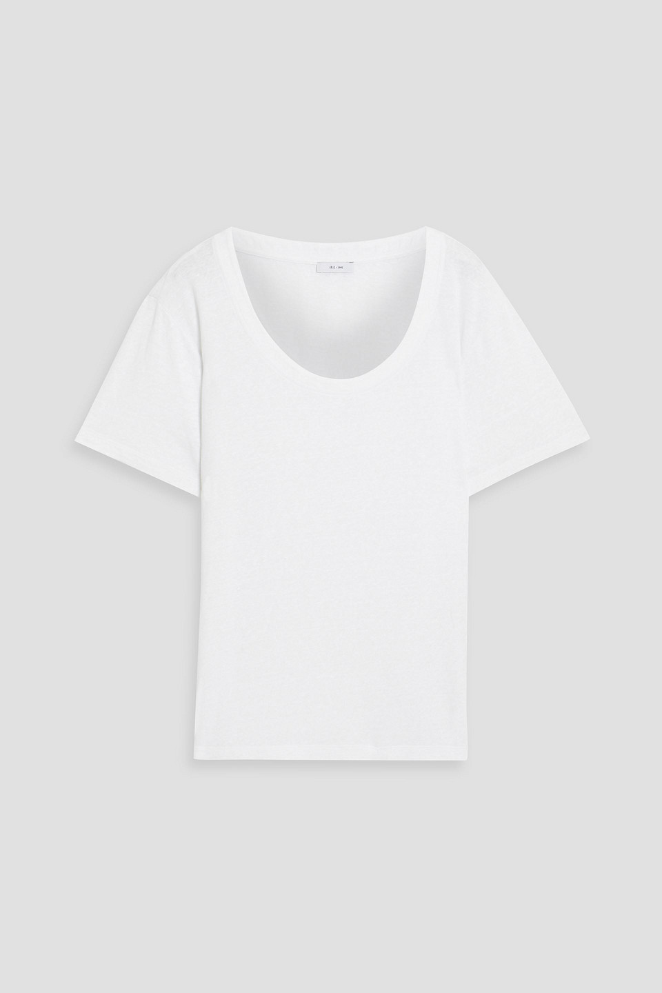 Iris & Ink Tessa slub linen-blend jersey T-shirt