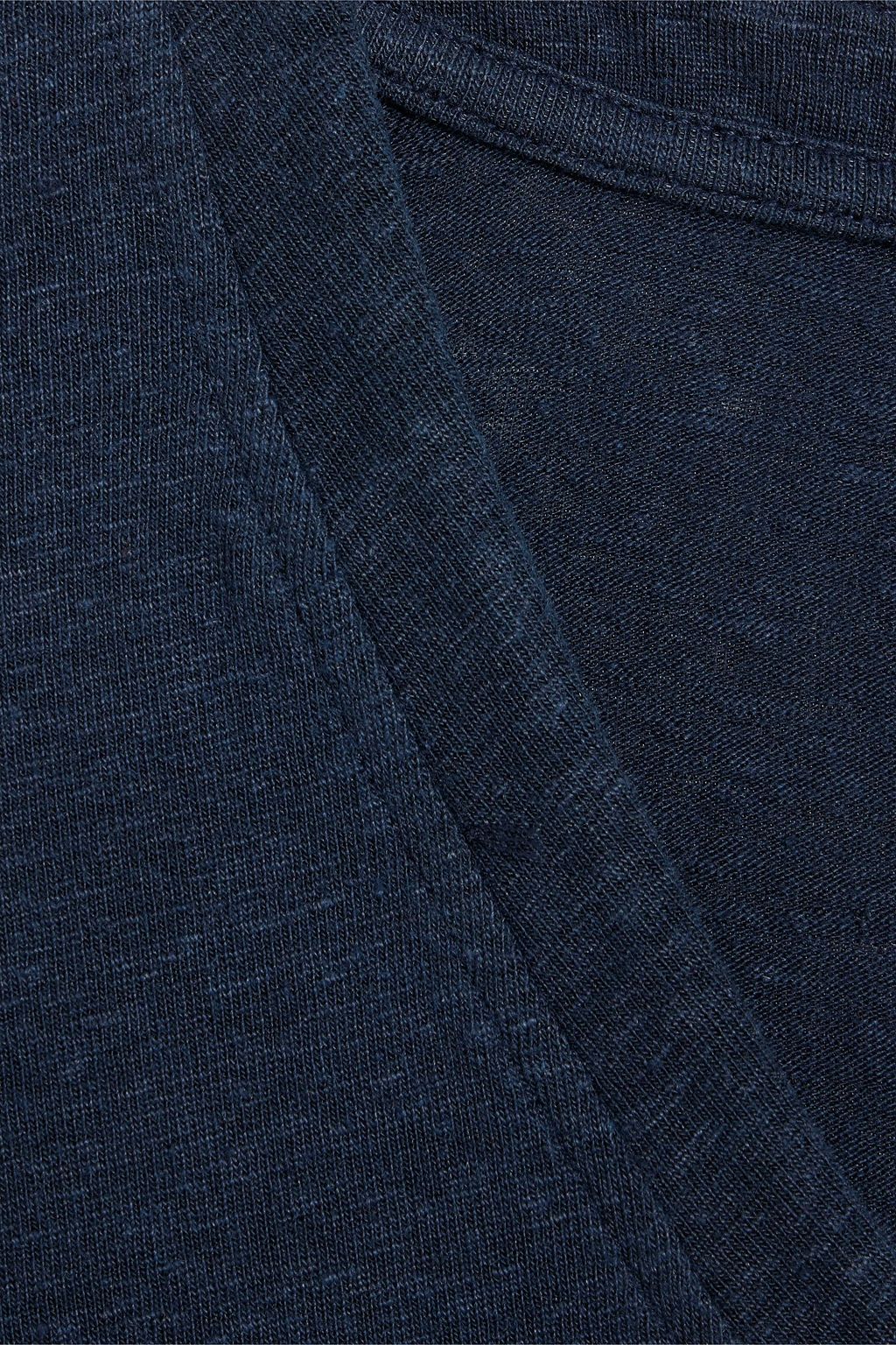 IRIS & INK Thea linen-blend jersey T-shirt