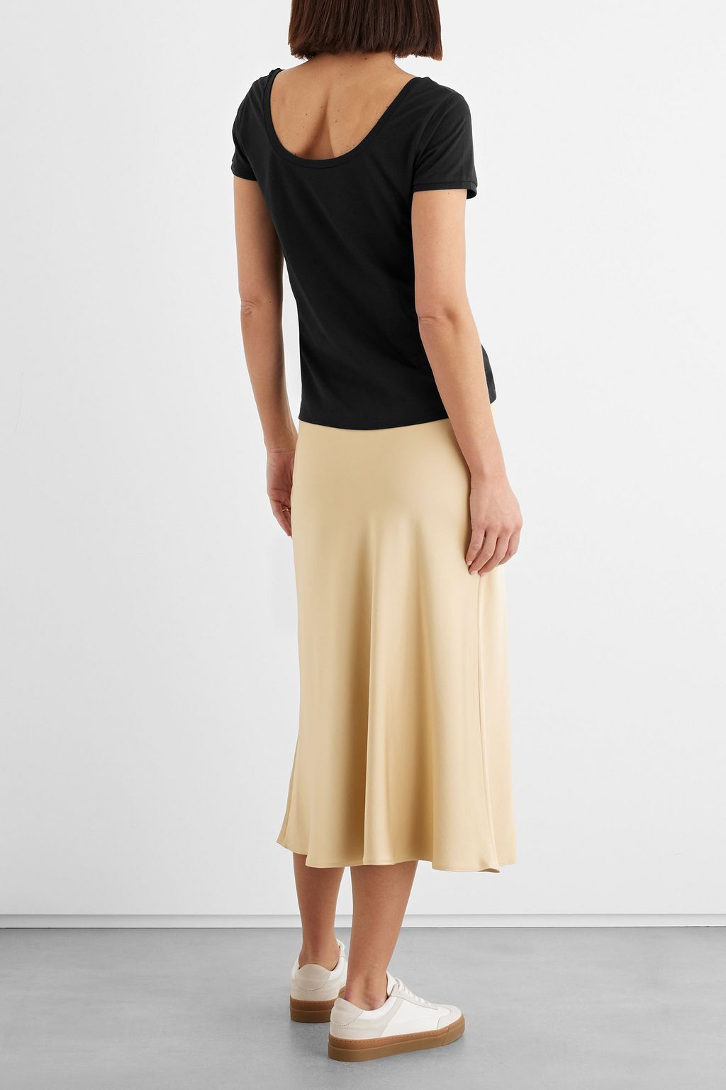 IRIS & INK Thalia Lyocell and cotton-blend jersey T-shirt