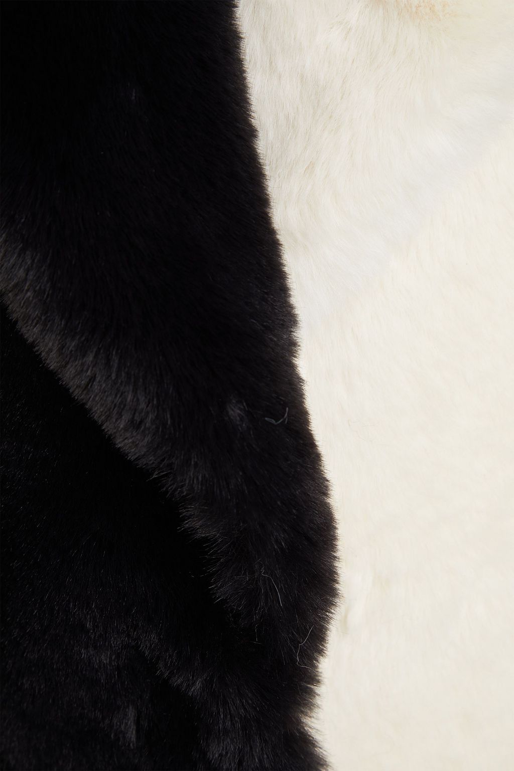 ROTATE BIRGER CHRISTENSEN Two-tone faux fur coat