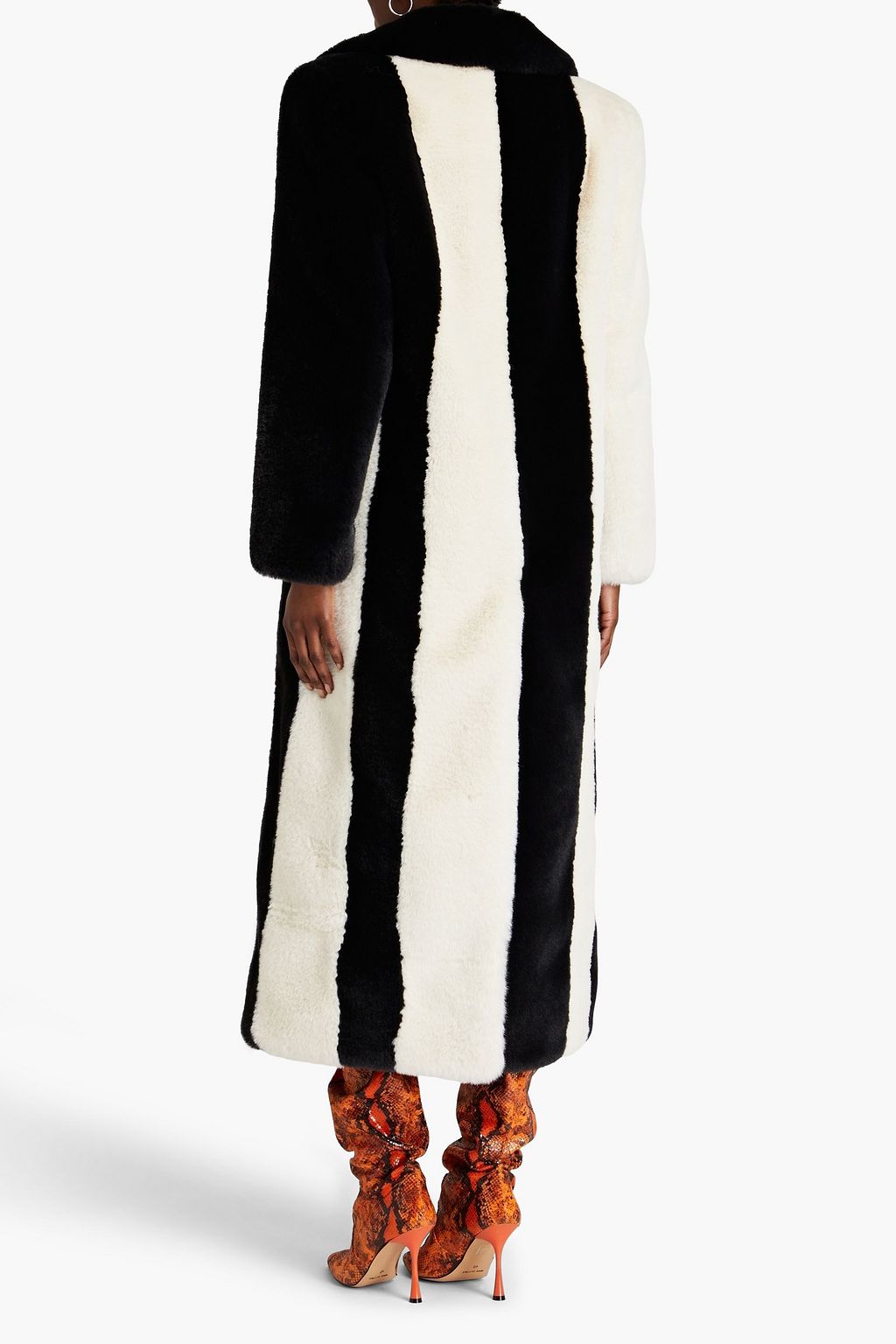ROTATE BIRGER CHRISTENSEN Two-tone faux fur coat