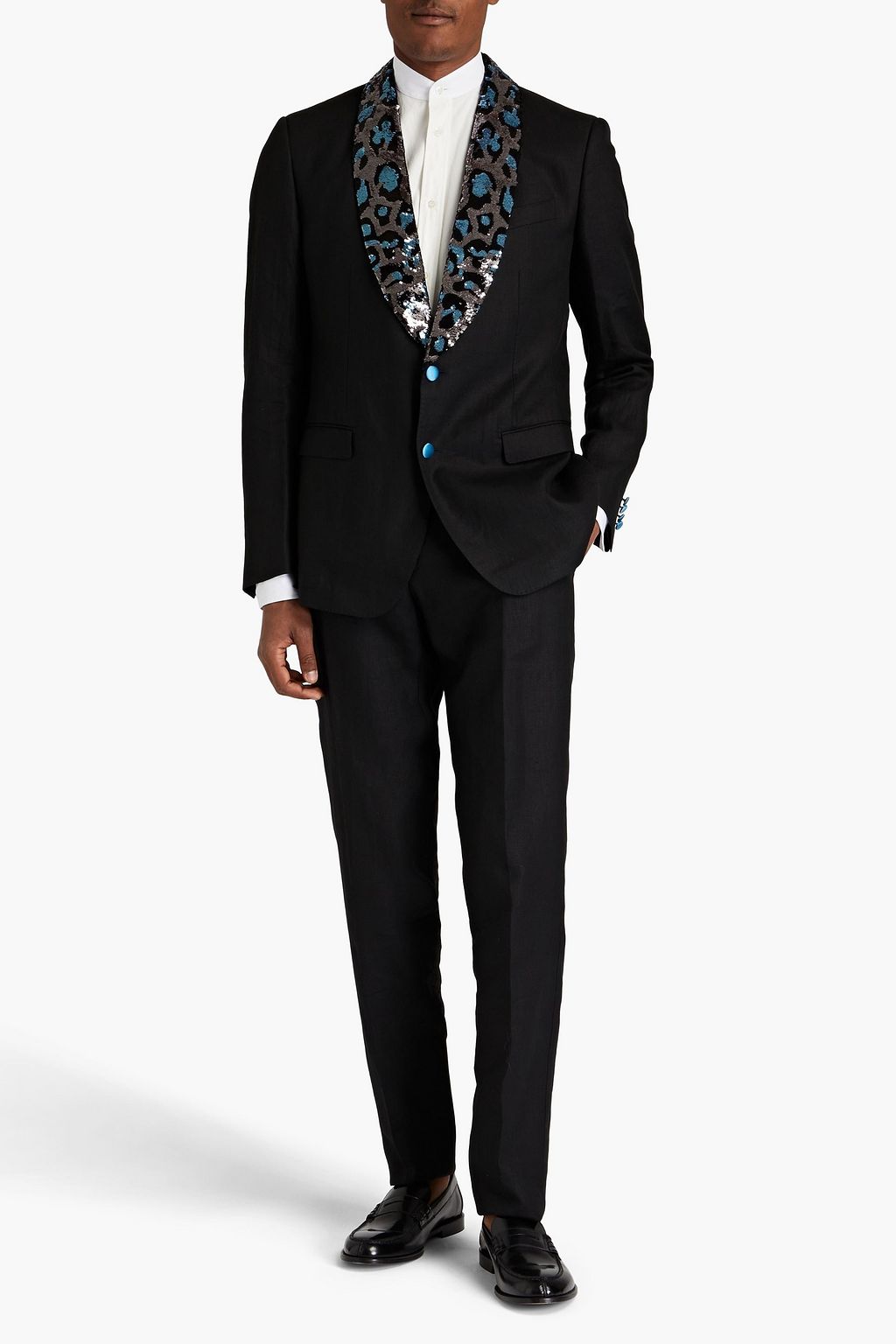 DOLCE & GABBANA Sequinembellished linen suit THE