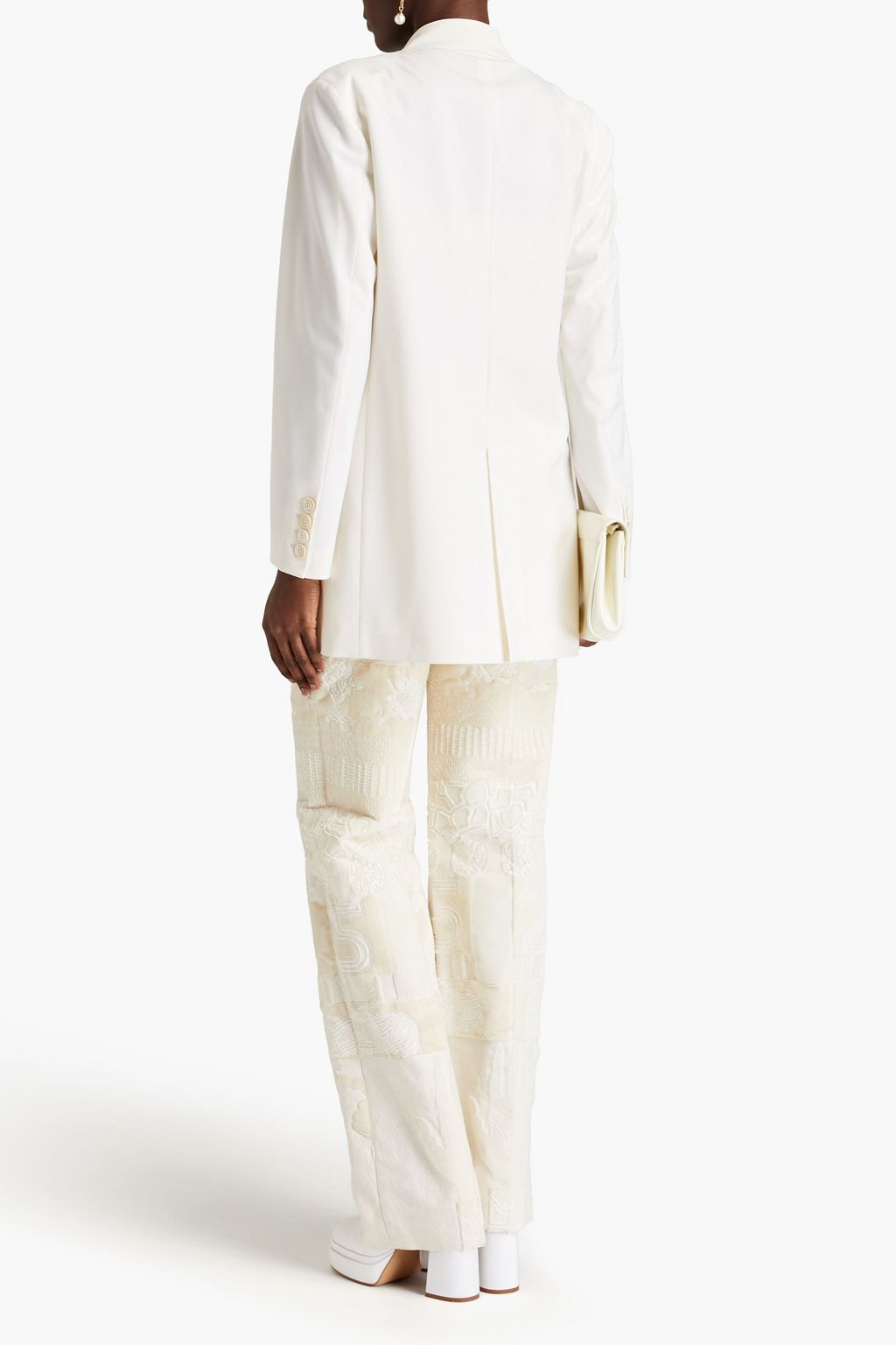 VALENTINO GARAVANI Double-breasted crepe blazer