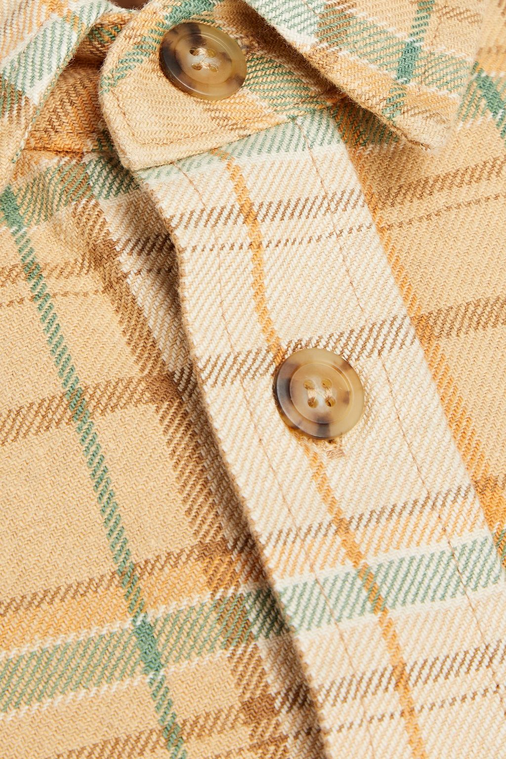 JOHN ELLIOTT Hemi checked cotton-jacquard shirt