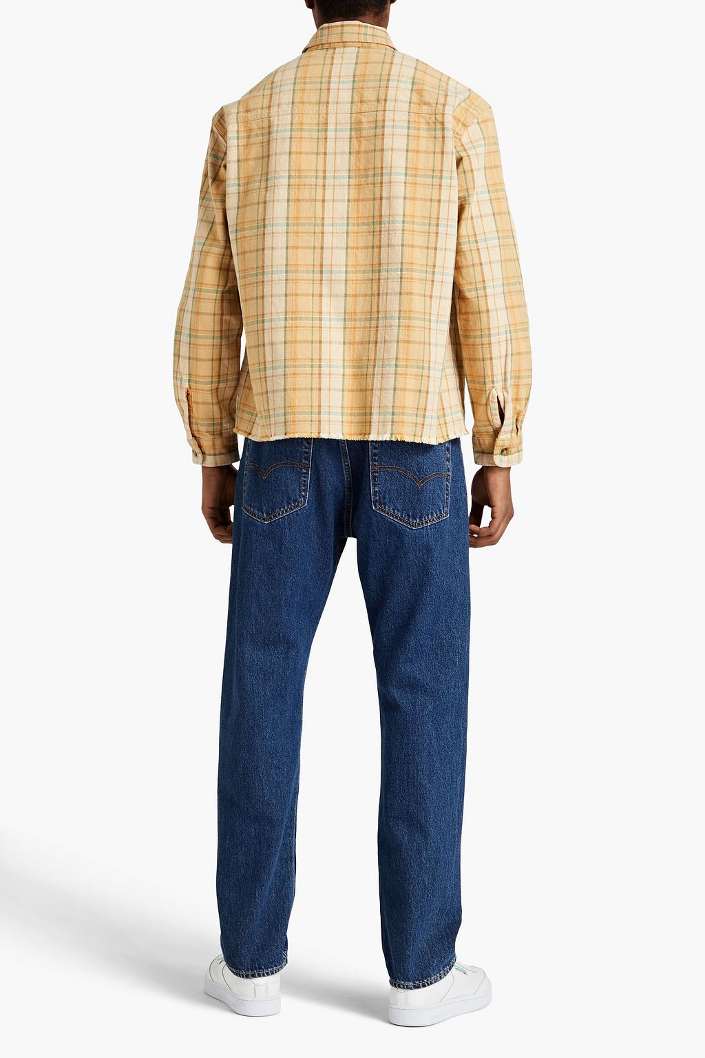 JOHN ELLIOTT Hemi checked cotton-jacquard shirt