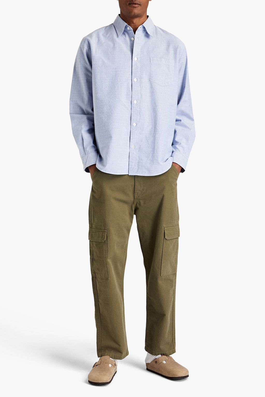 JOHN ELLIOTT Cloak cotton Oxford shirt