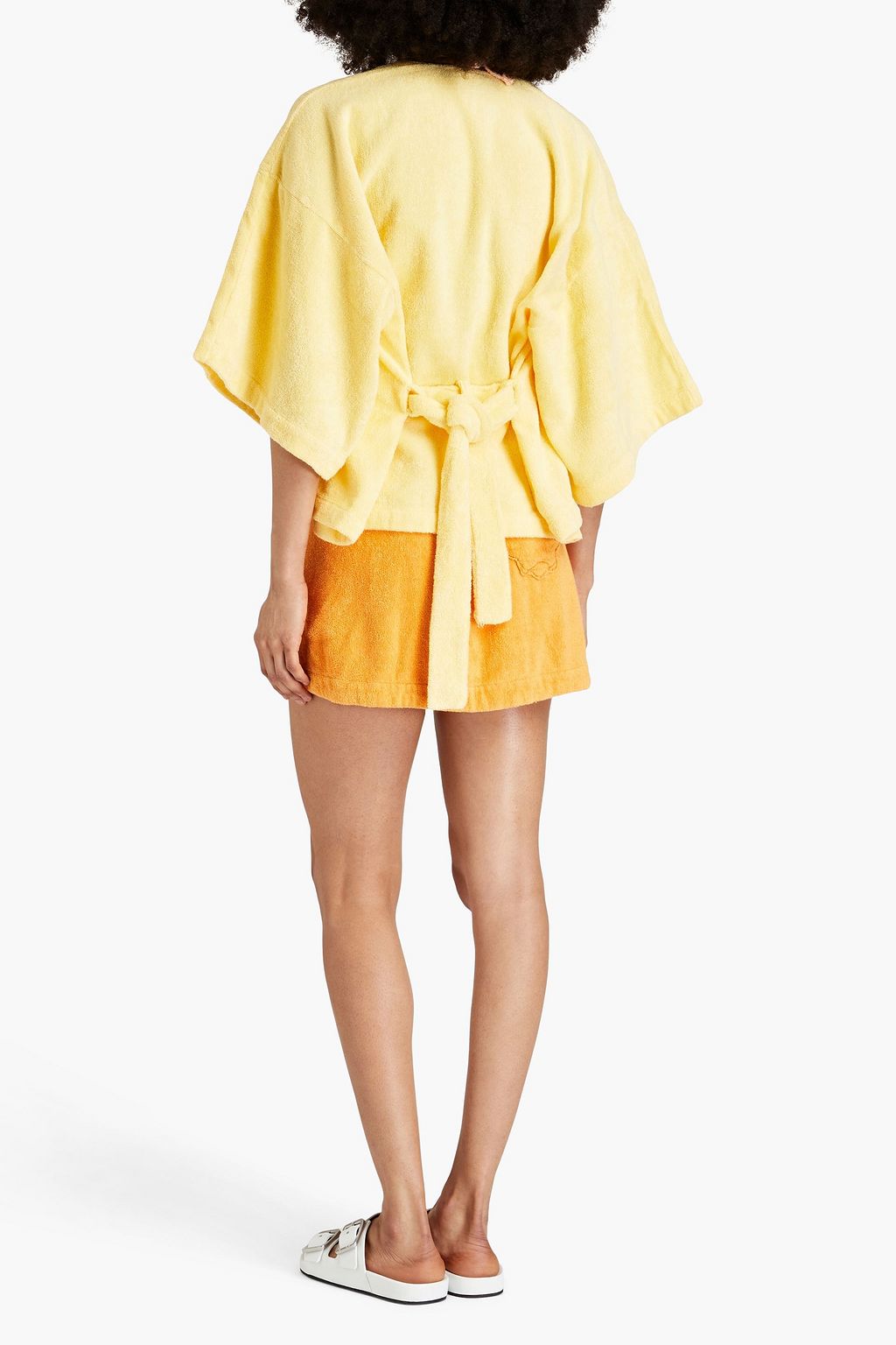 TERRY TOWELLING Il Pareo cotton-terry kimono
