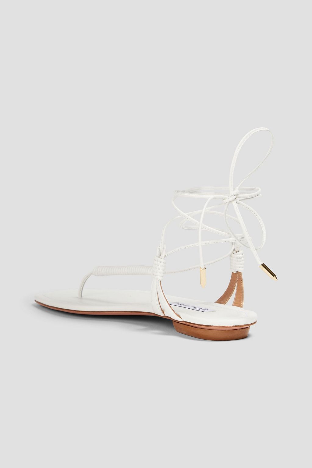 AQUAZZURA レザー サンダル