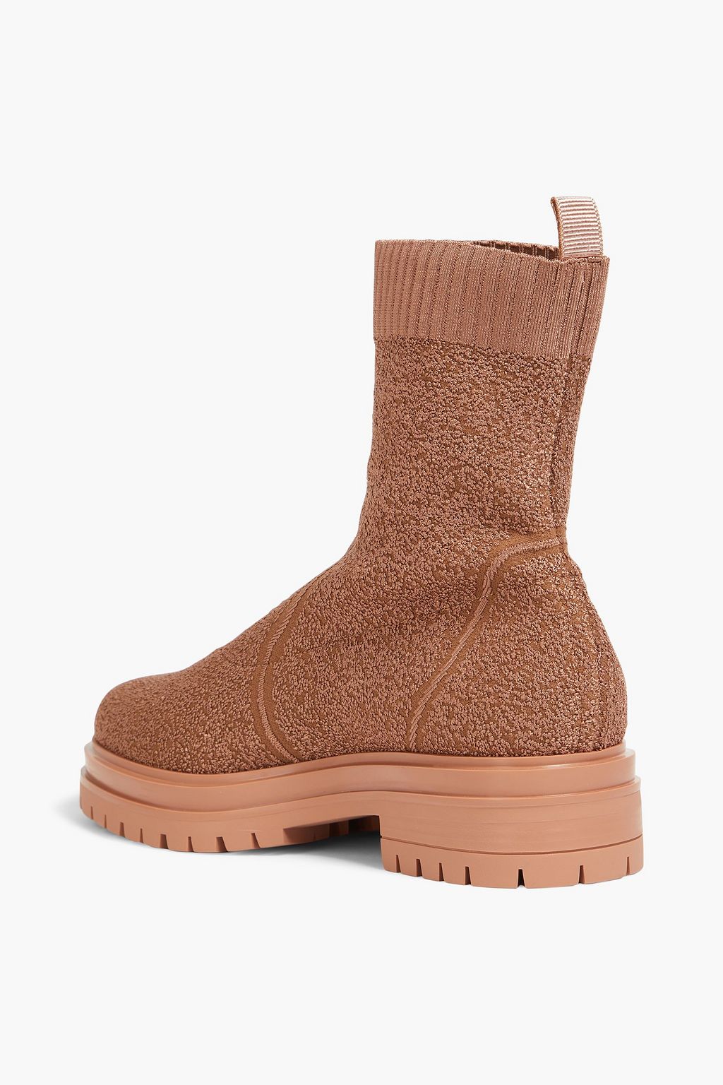 GIANVITO ROSSI Chester stretch-knit Chelsea boots