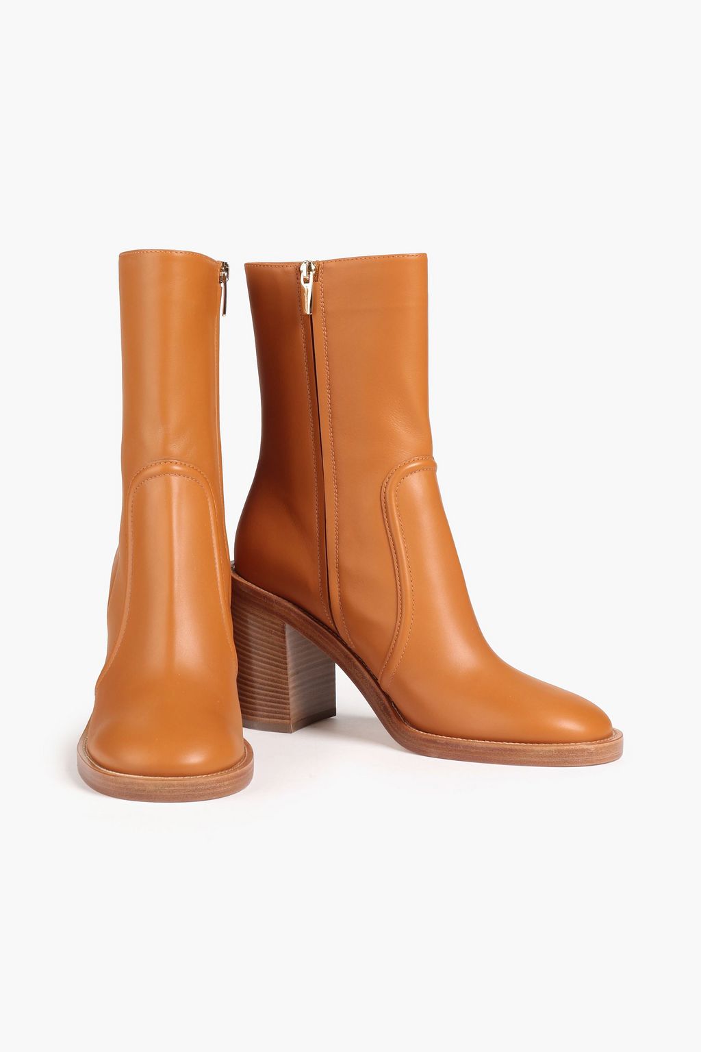 GIANVITO ROSSI Conner leather ankle boots