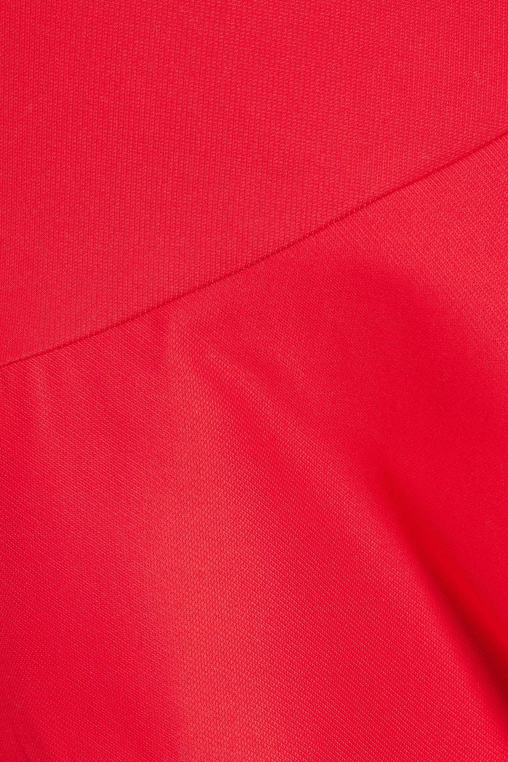 REDVALENTINO Flared cotton-blend mini skirt