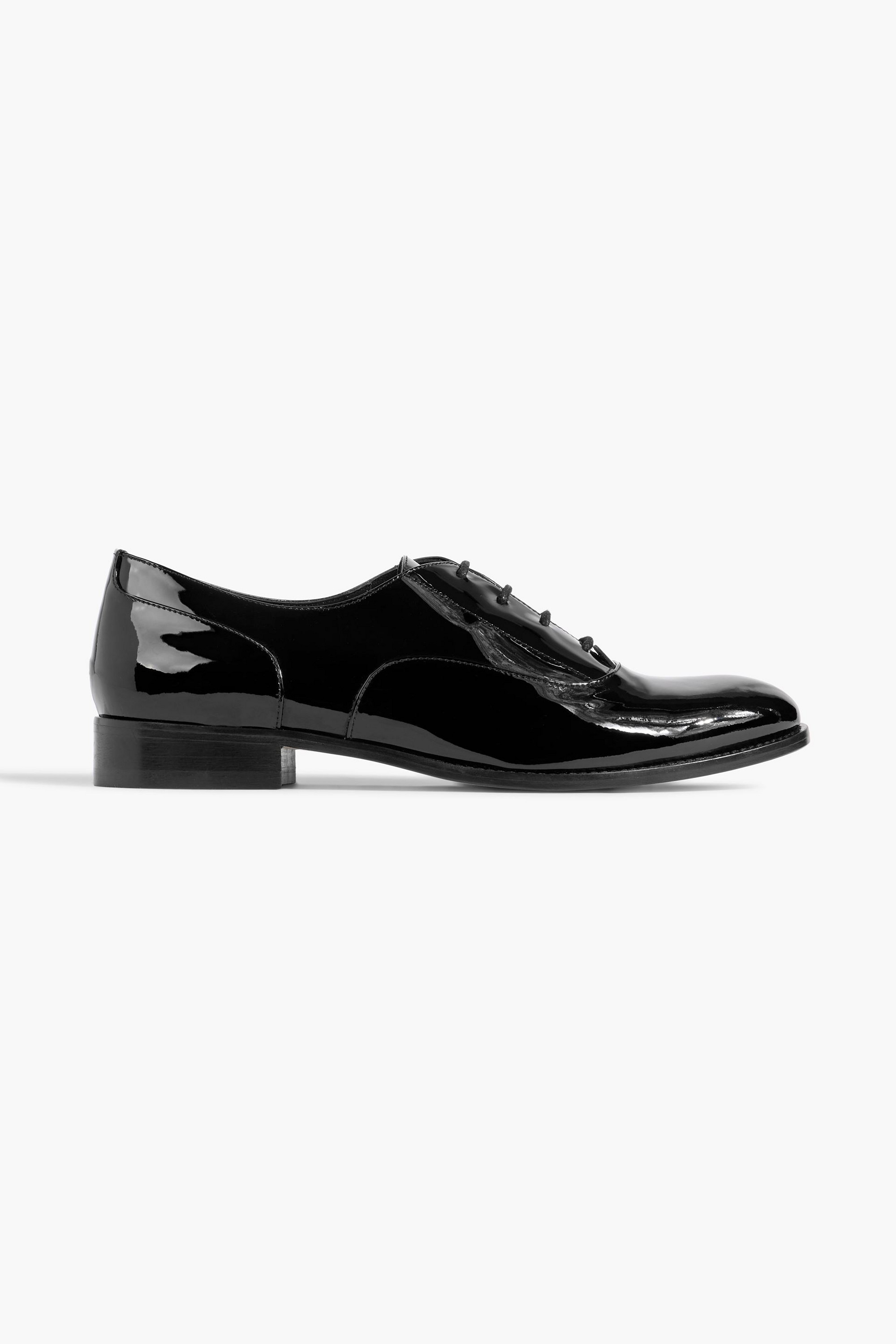 RED(V) Patent-leather brogues