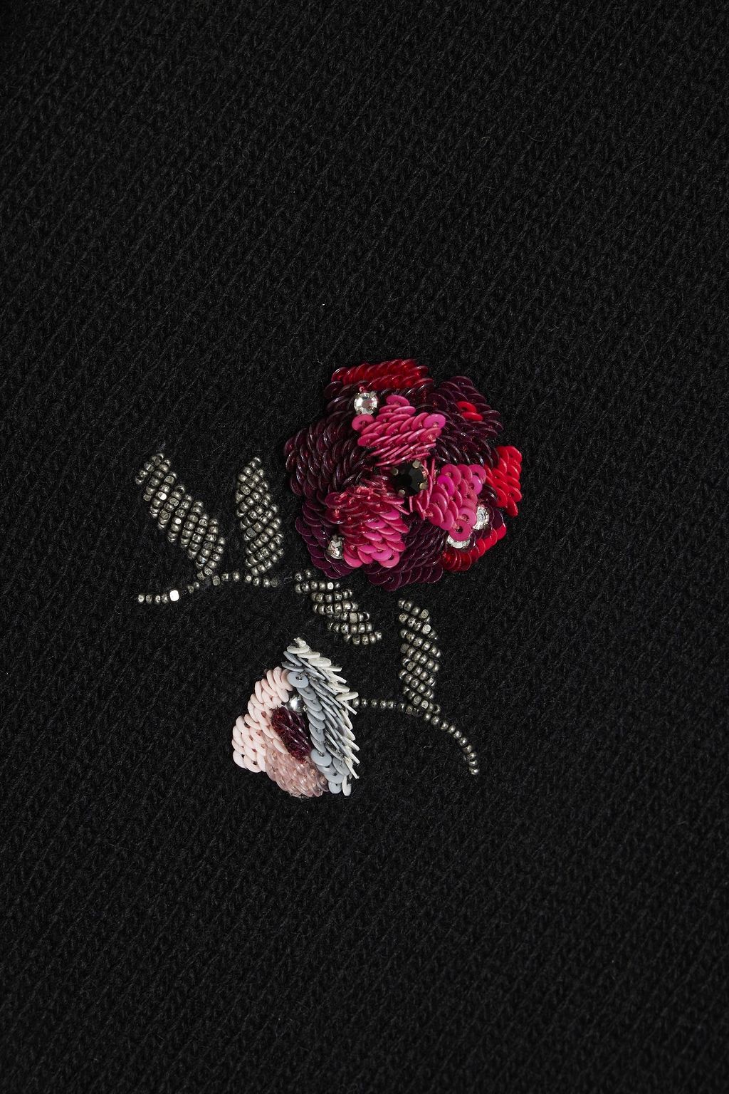 VALENTINO GARAVANI Pullover aus einer Woll-Kaschmirmischung mit floralen Applikationen