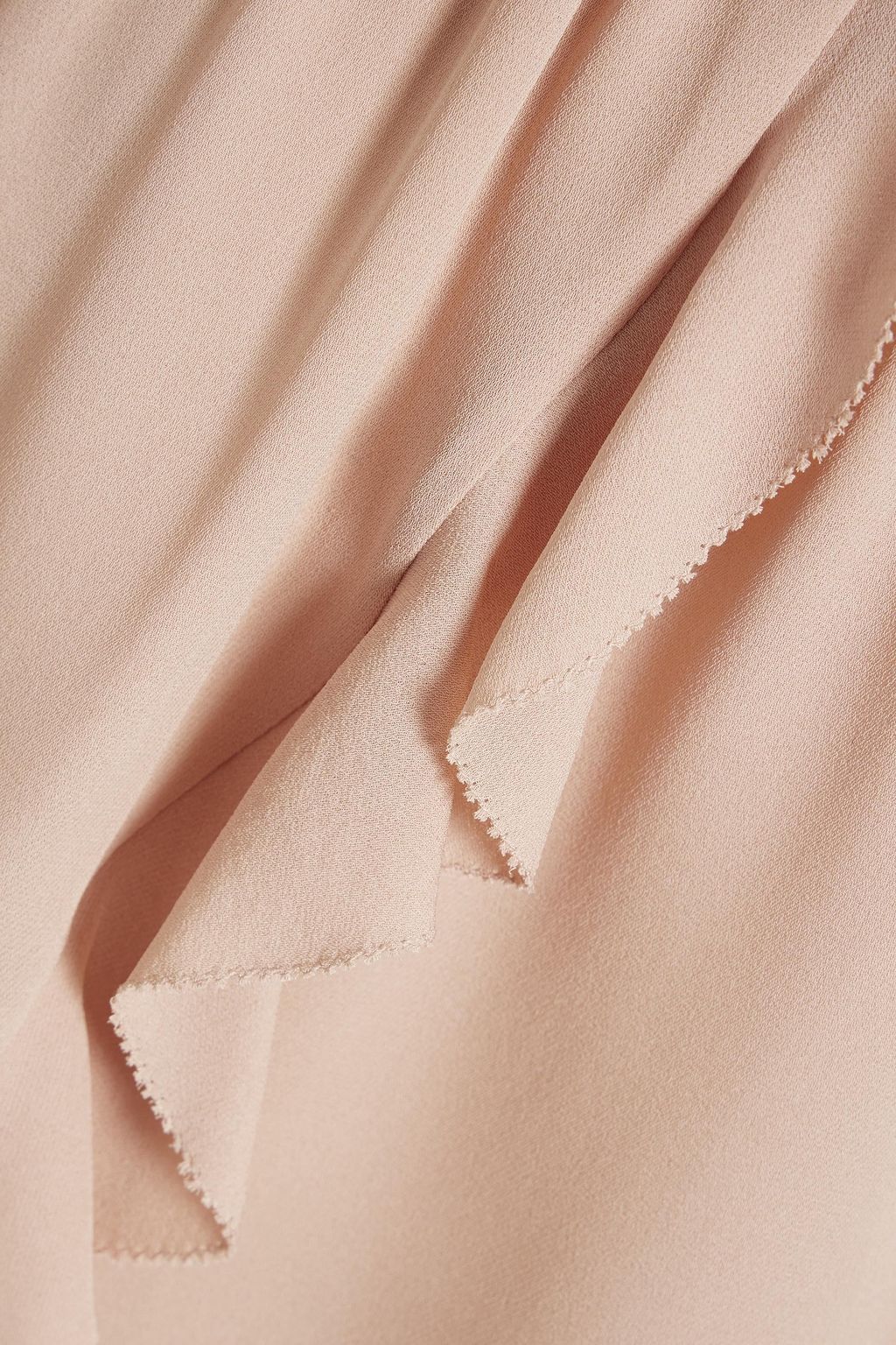 VALENTINO GARAVANI Ruffled silk crepe de chine mini dress