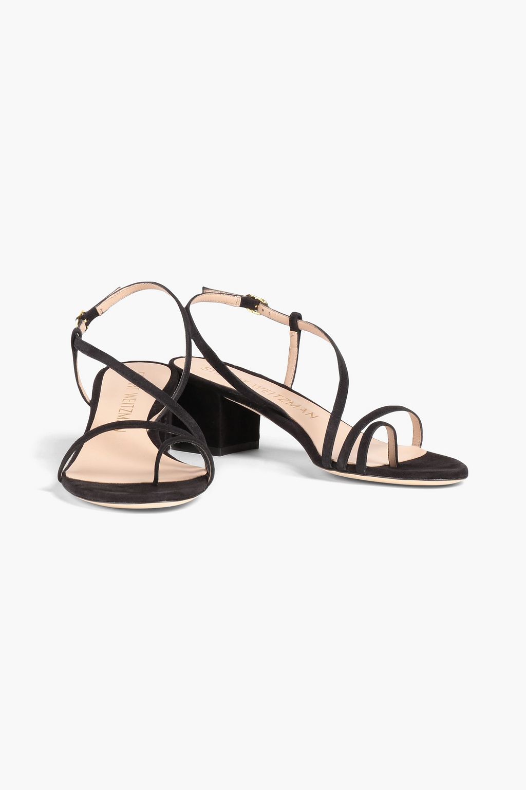 STUART WEITZMAN Soiree Sleek 50 suede sandals