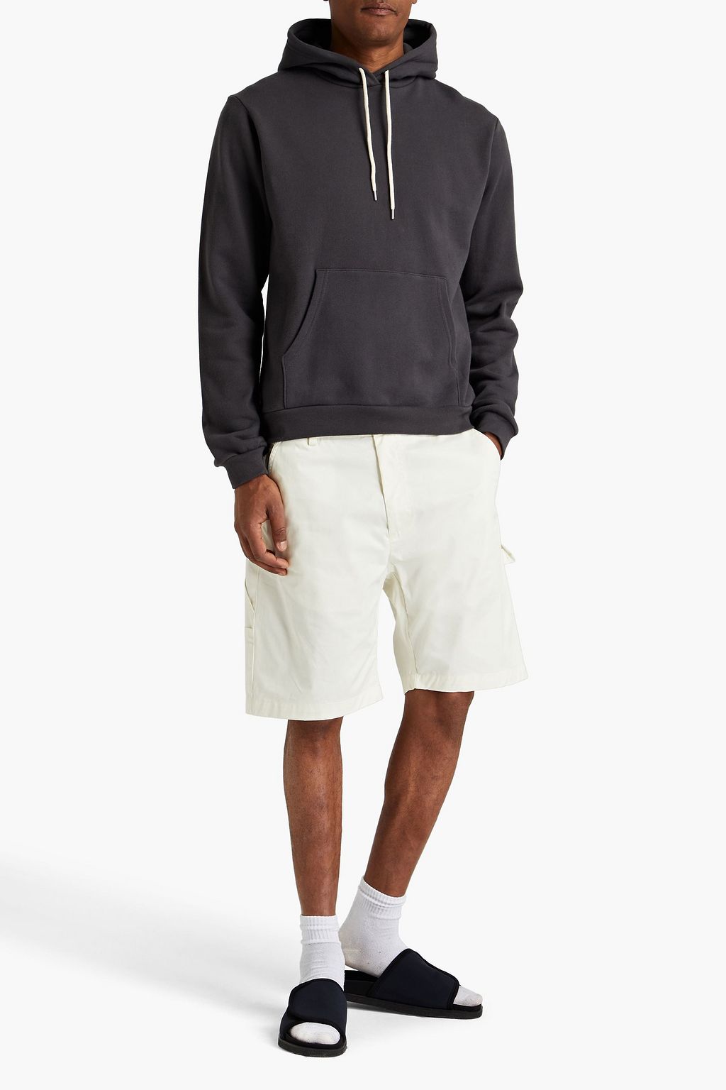 JOHN ELLIOTT Beach French cottonterry hoodie THE