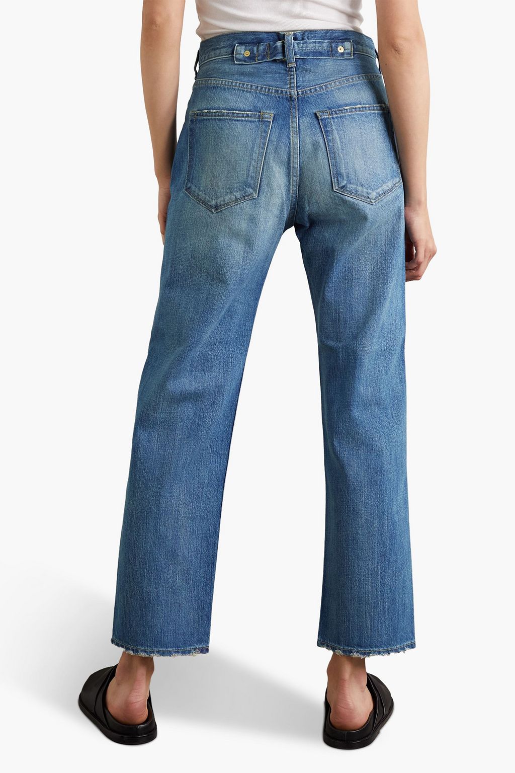 TU ES MON TRÉSOR The Emerald high-rise straight-leg jeans