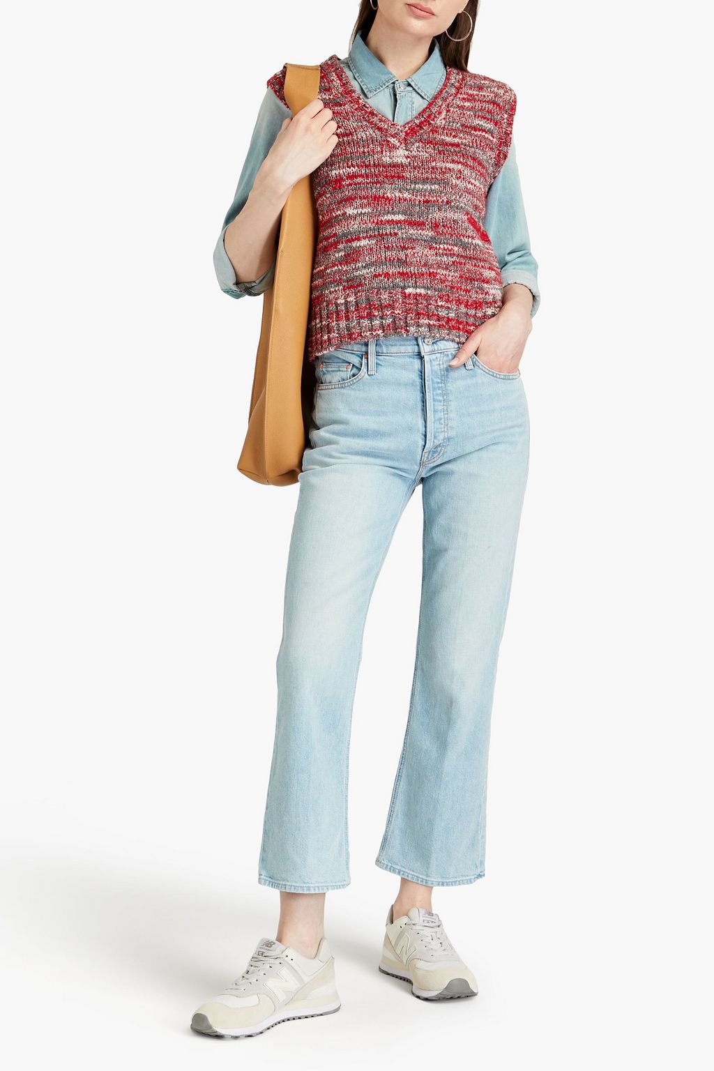 MOTHER The Tripper Ankle hoch sitzende Kick-flare-Jeans