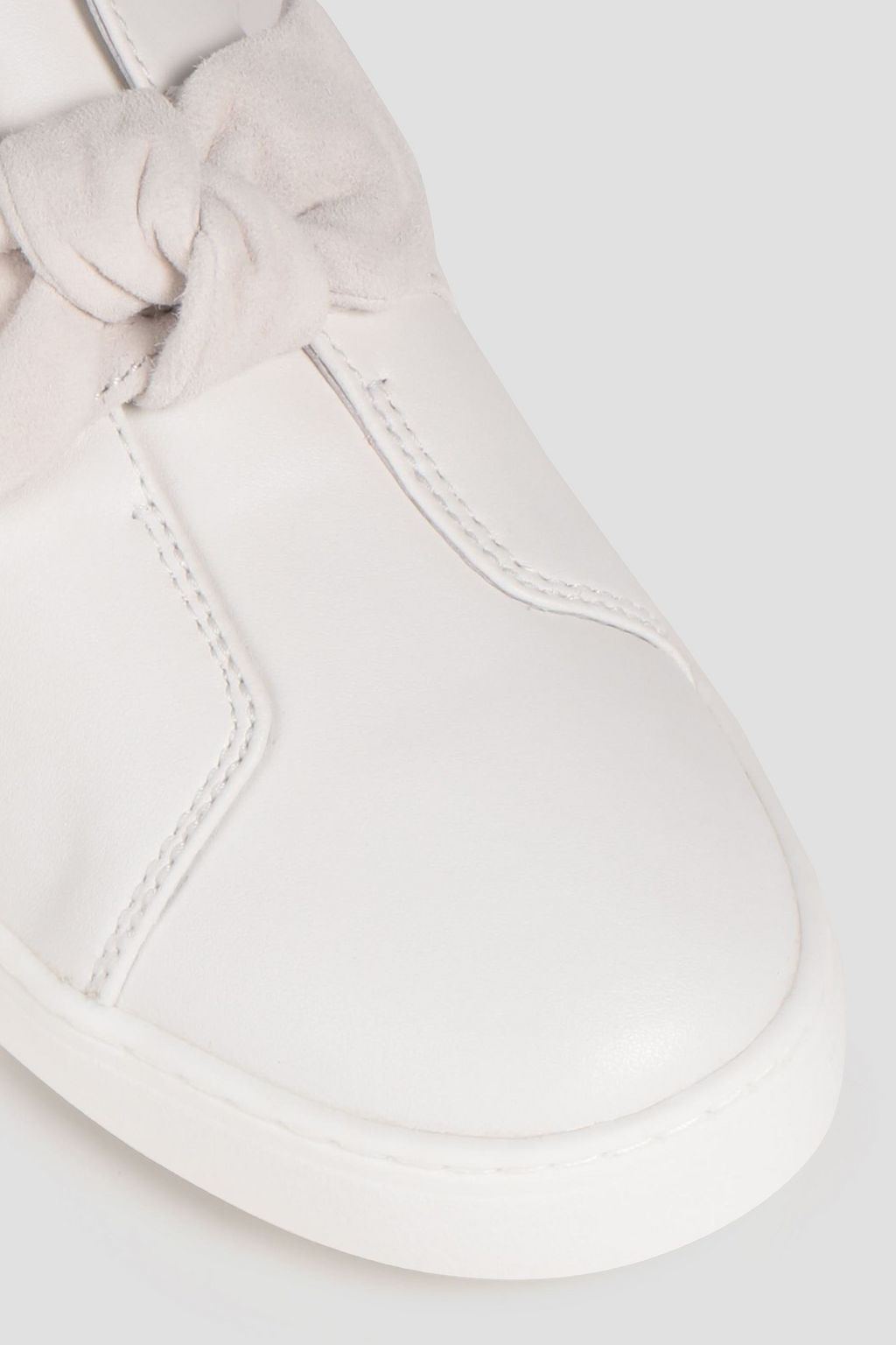 STUART WEITZMAN Bandeau Sneakers aus Leder mit einklappbarer Fersenpartie