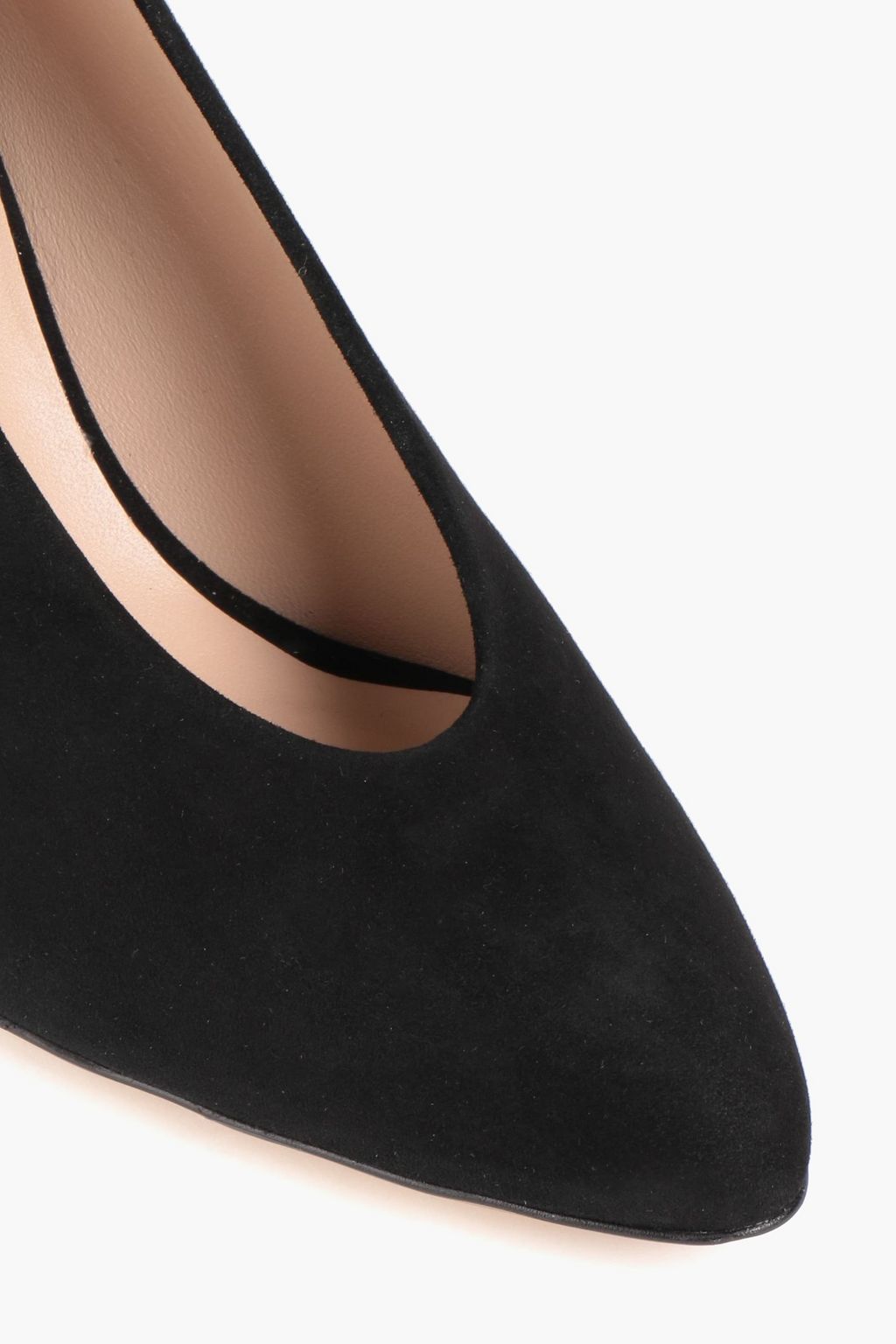 STUART WEITZMAN حذاء بكعب عالٍ «تشوك أب» من الجلد السويدي