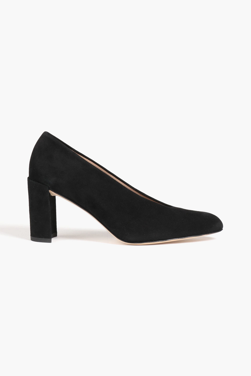 Stuart Weitzman Choke Up Suede Pumps In Black