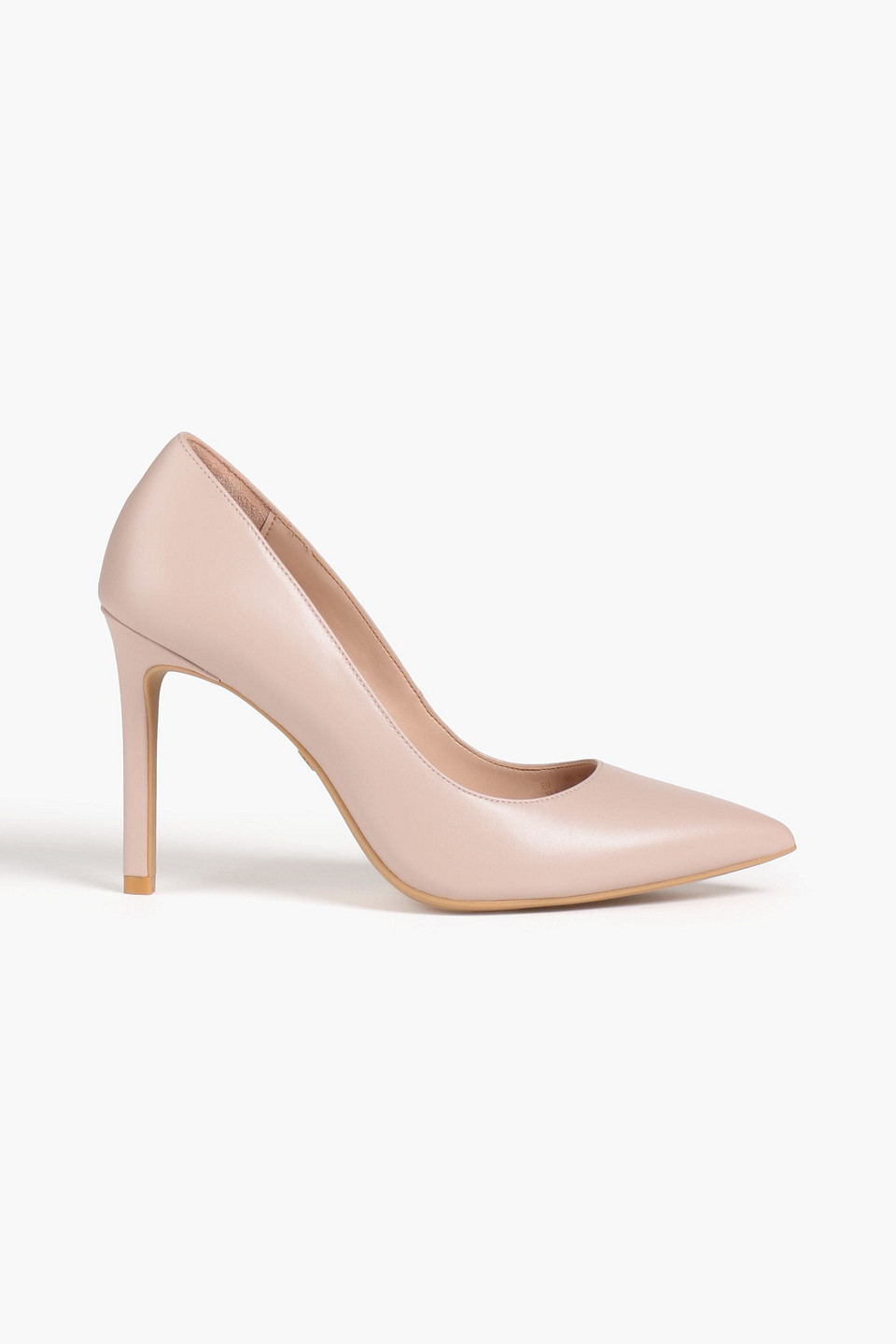 Stuart Weitzman Dancer 95 Leather Pumps In Blush