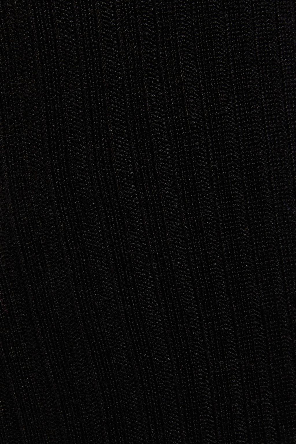 REDVALENTINO Ribbed cotton-blend socks