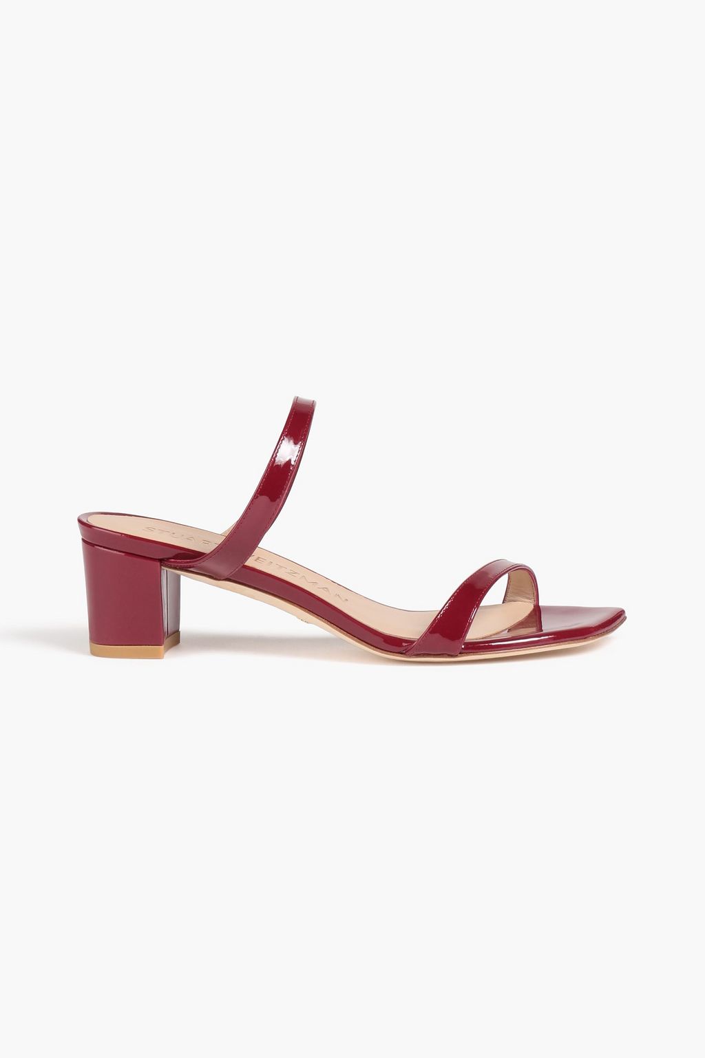 Stuart weitzman aleena patent leather mules clearance