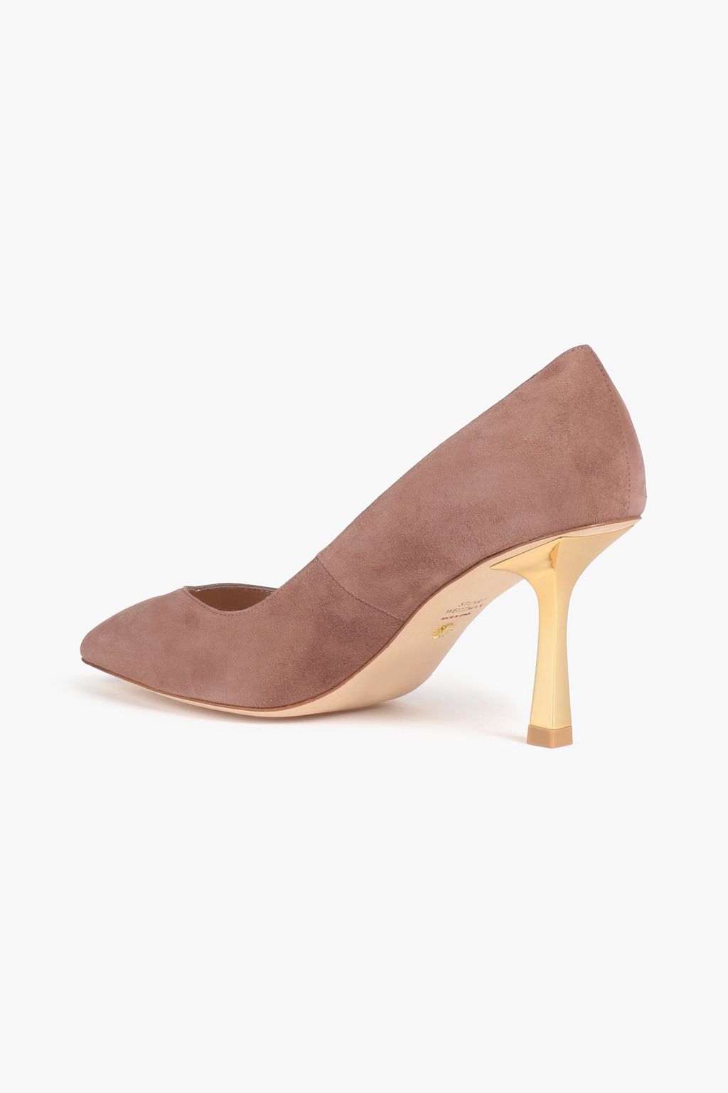 STUART WEITZMAN حذاء «آني إكس» بكعب عالٍ مقاس 85 من الجلد السويدي