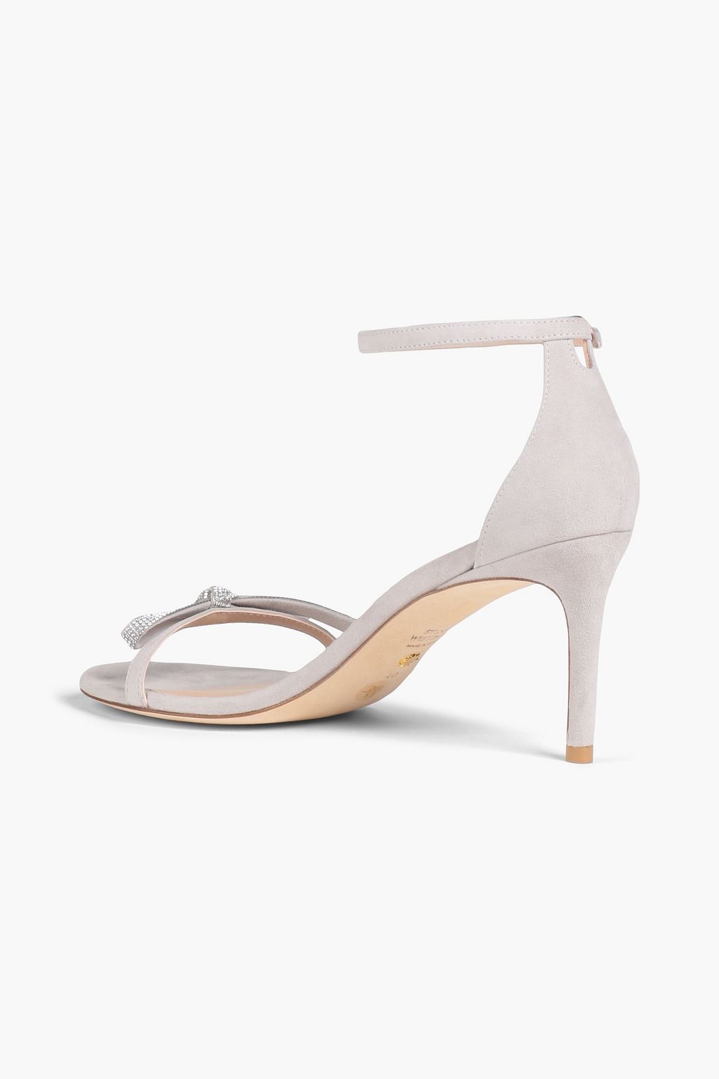 STUART WEITZMAN صندل من الجلد السويدي مزين بزخارف