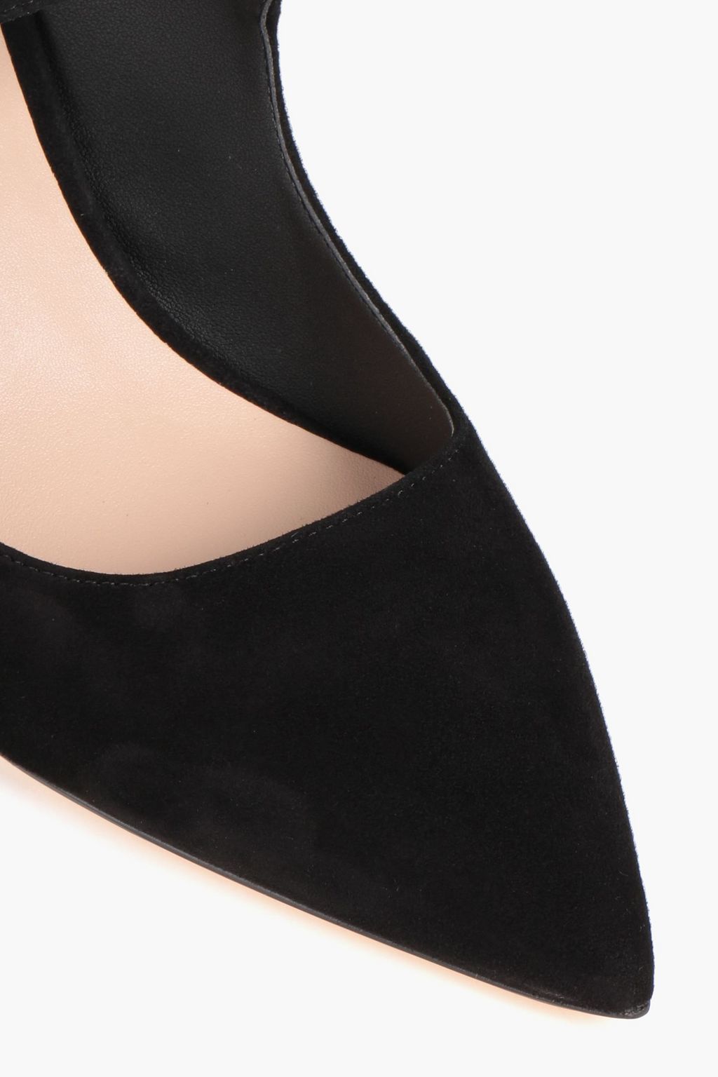 STUART WEITZMAN 대즐 75 장식 디테일 스웨이드 뮬