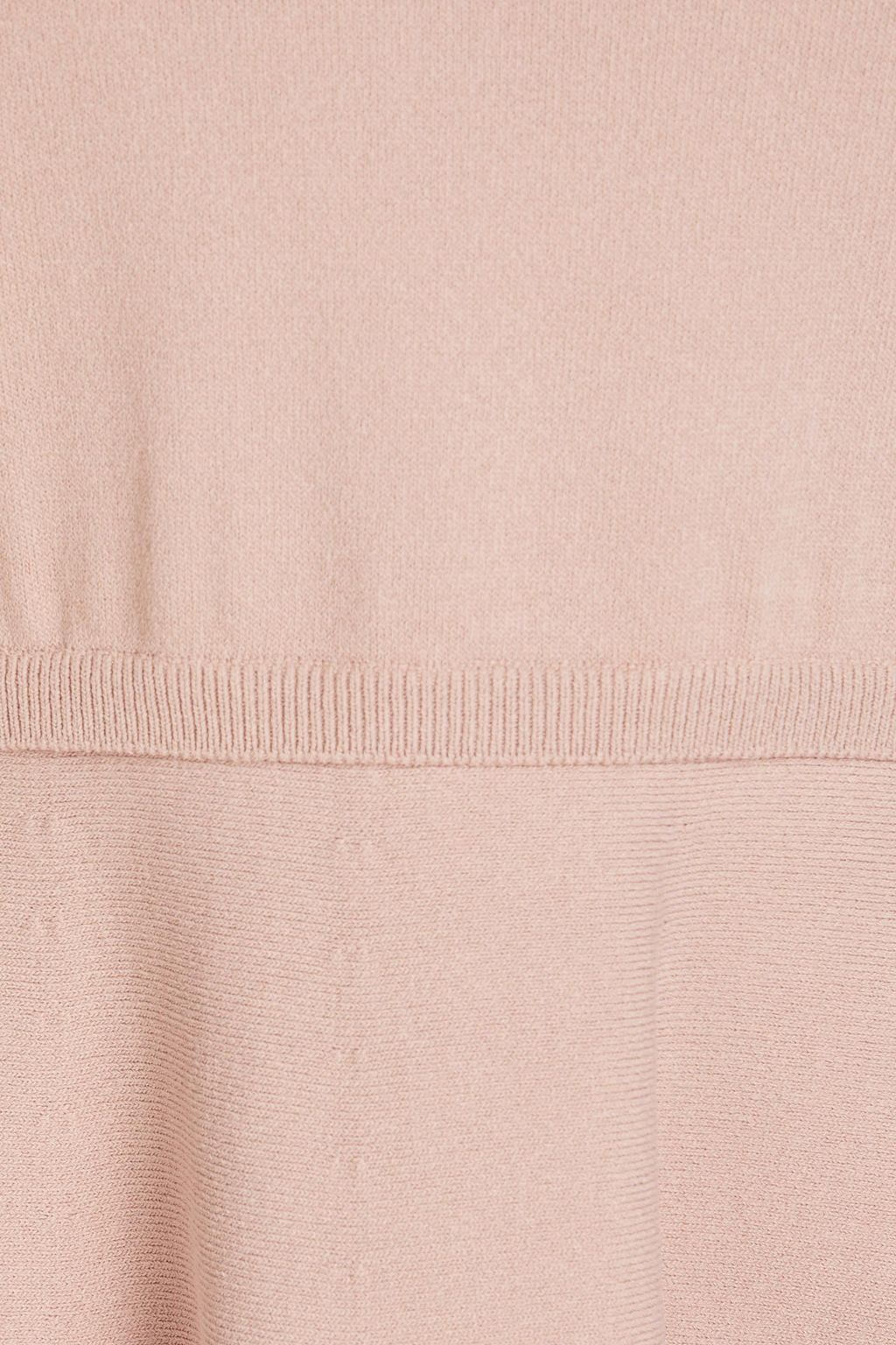 REDVALENTINO 푸앵 데스프리 트리밍 니트 미니 드레스