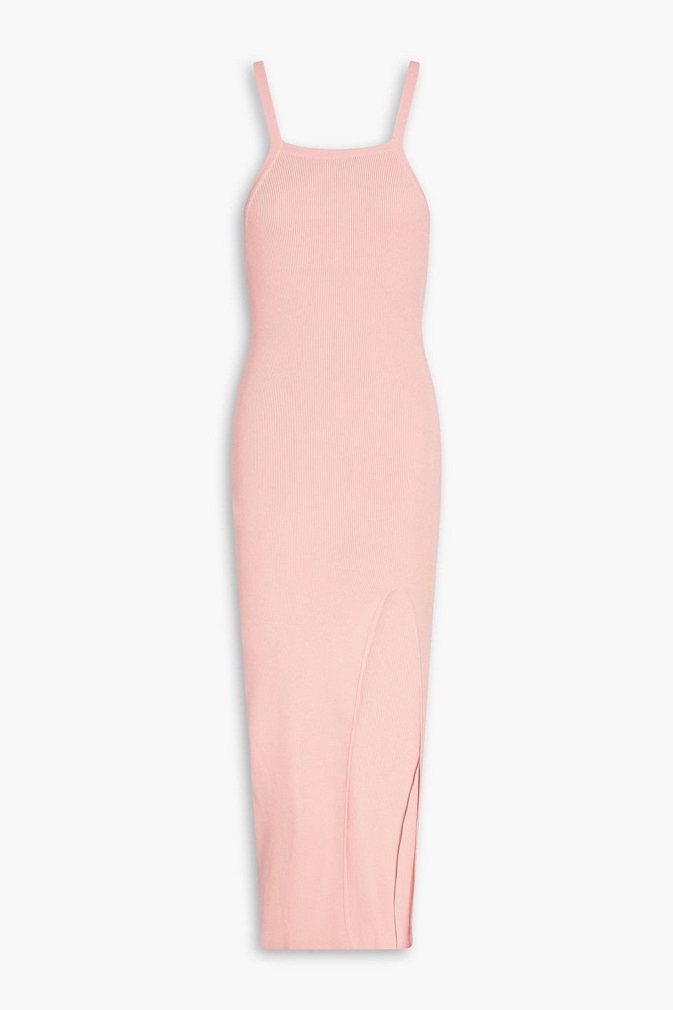 Zeynep Arcay Stretch-knit Midi Dress In Baby Pink