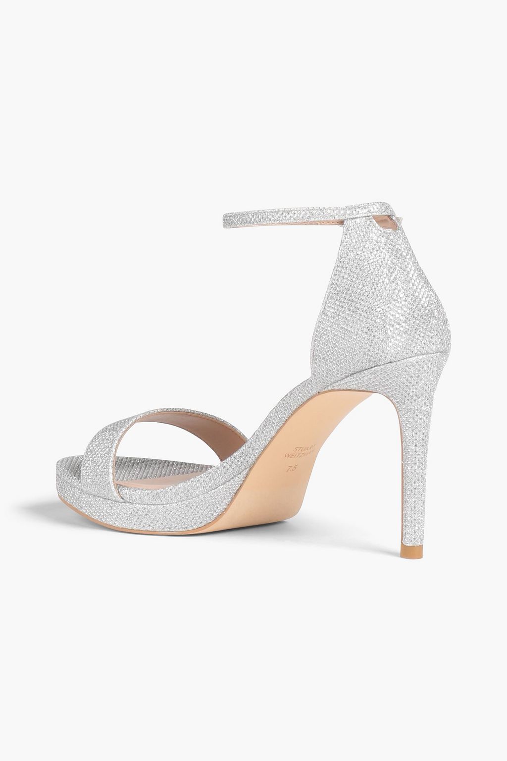 STUART WEITZMAN 댄서 라메 플랫폼 샌들