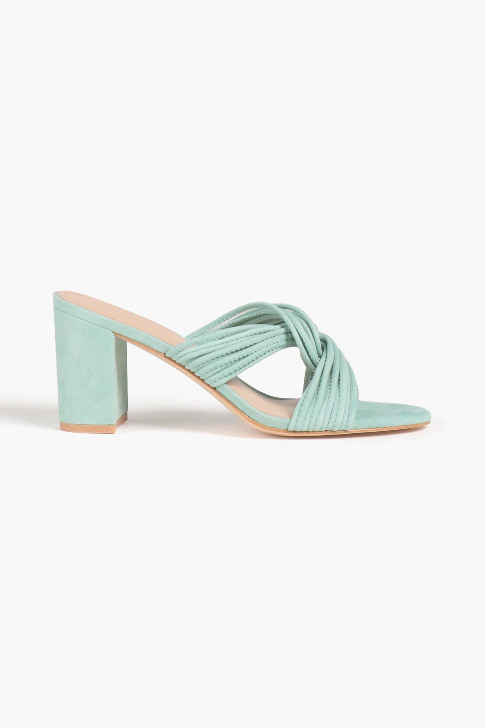 Stuart Weitzman Twist Block 75 Sandal In Green