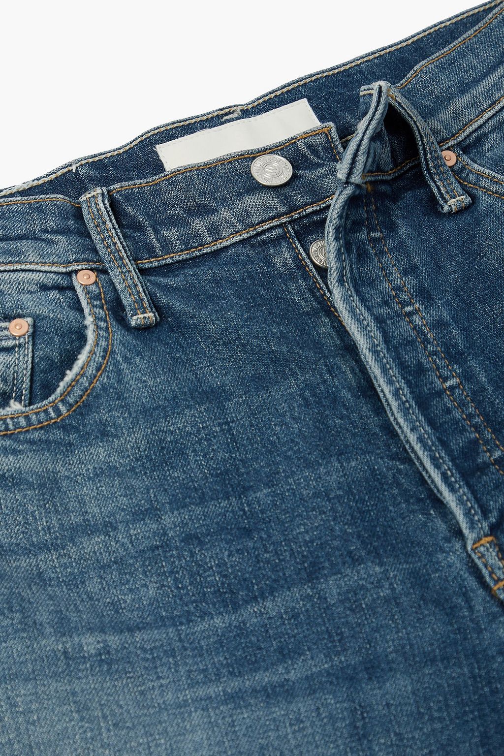 MOTHER The Tripper Sneak hoch sitzende Jeans mit geradem Bein