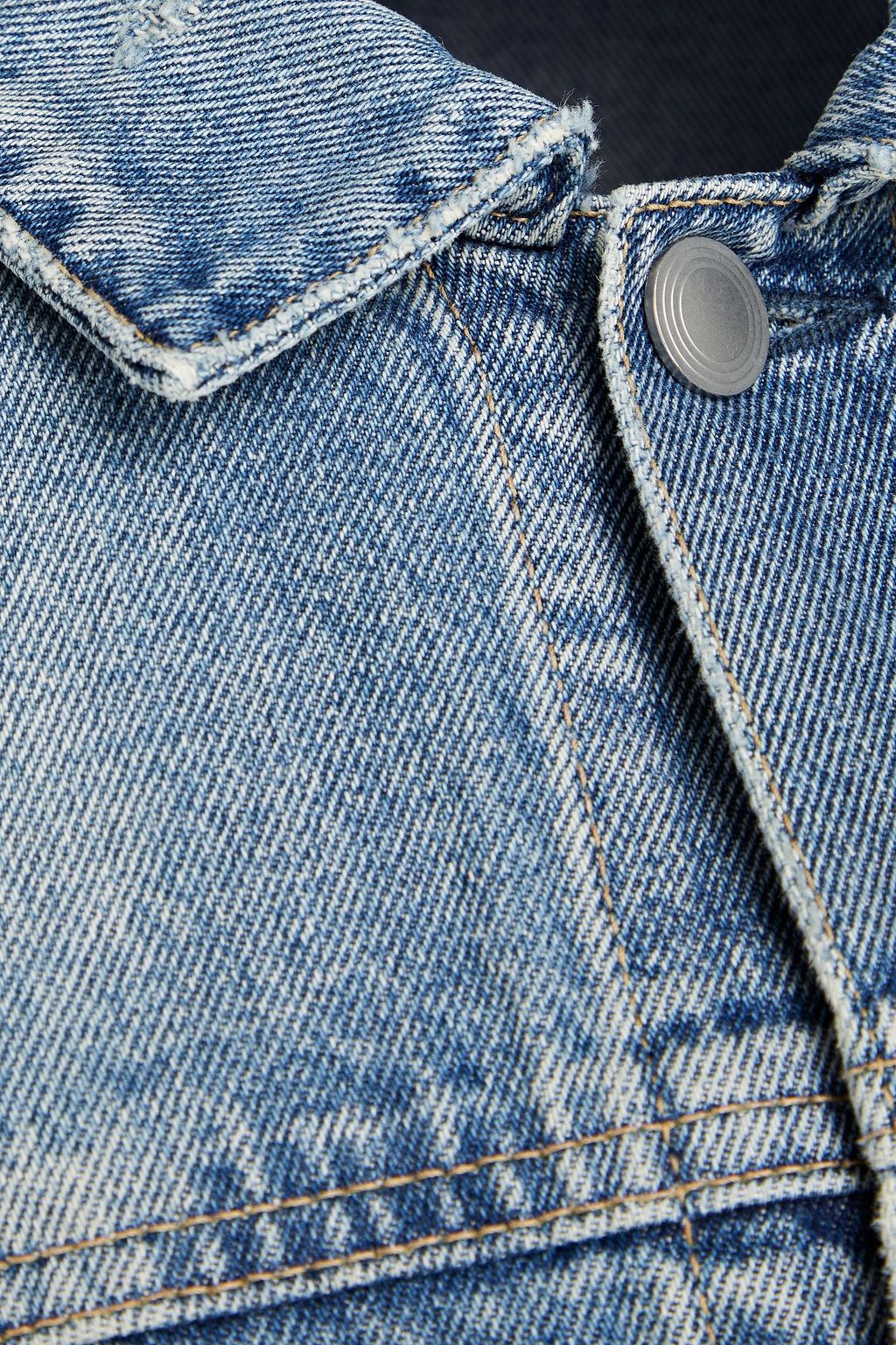 JOHN ELLIOTT Thumper distressed denim jacket