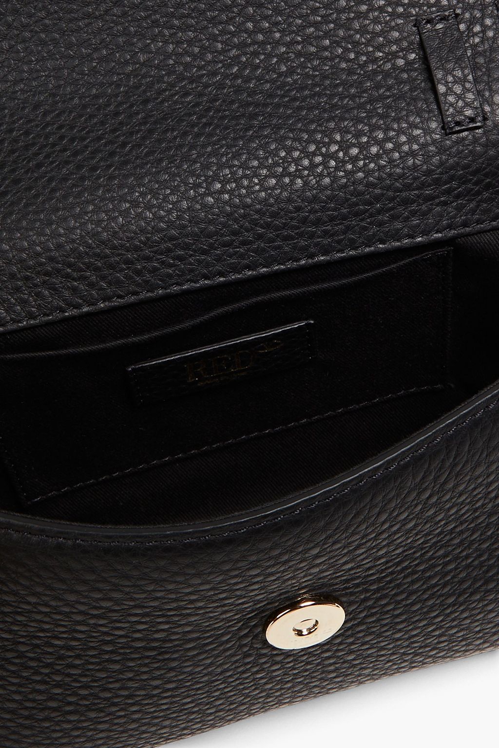 RED(V) Studded pebbled-leather shoulder bag