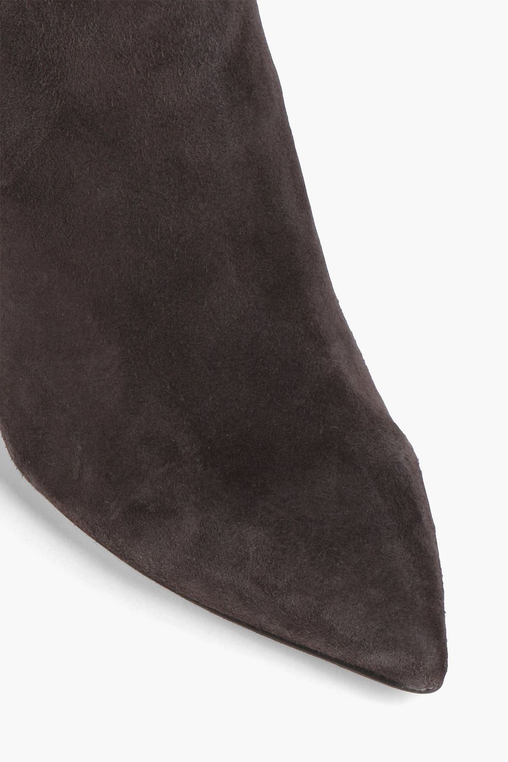 STUART WEITZMAN Avenue 95 kniehohe Stiefel aus Veloursleder