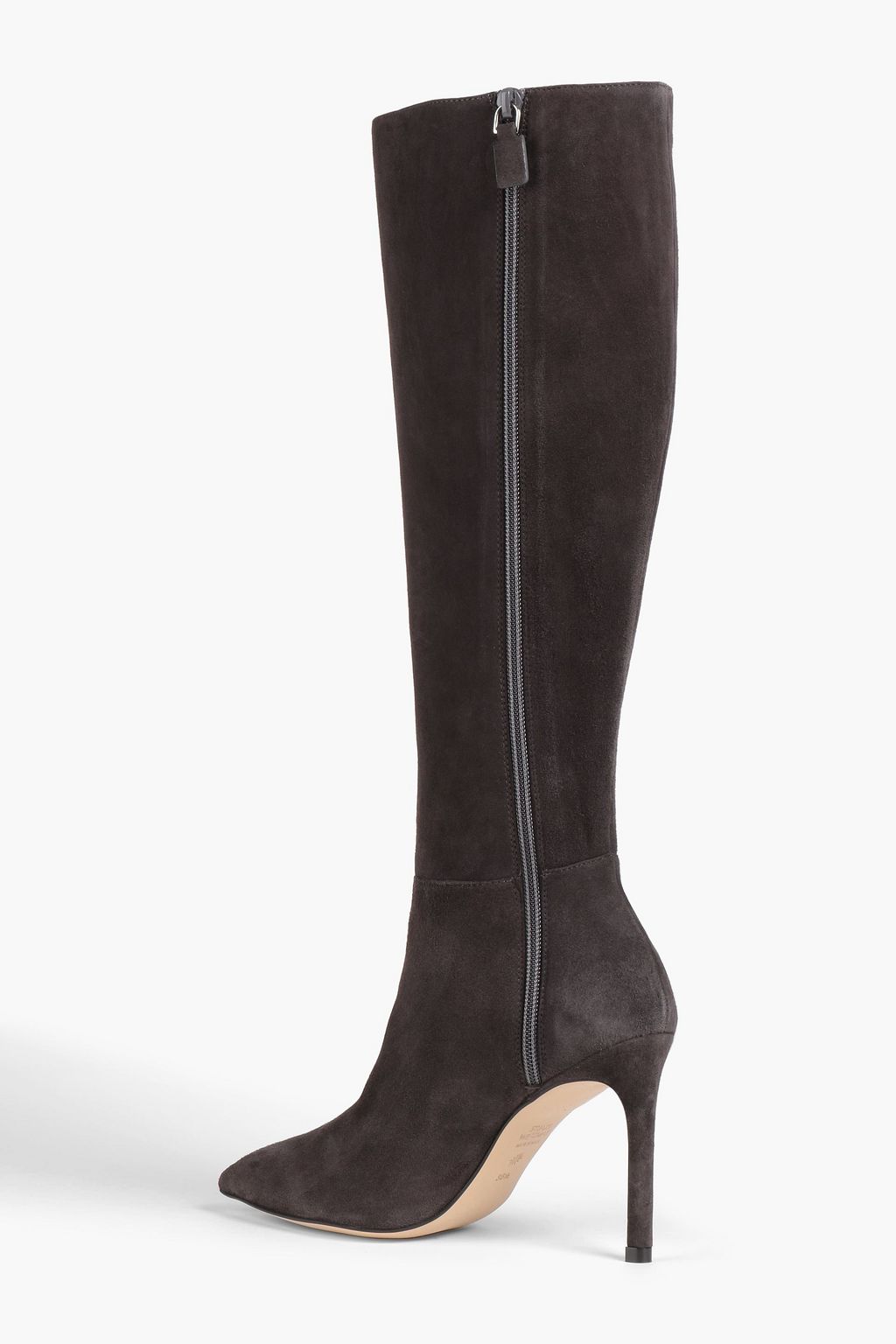 STUART WEITZMAN Avenue 95 kniehohe Stiefel aus Veloursleder