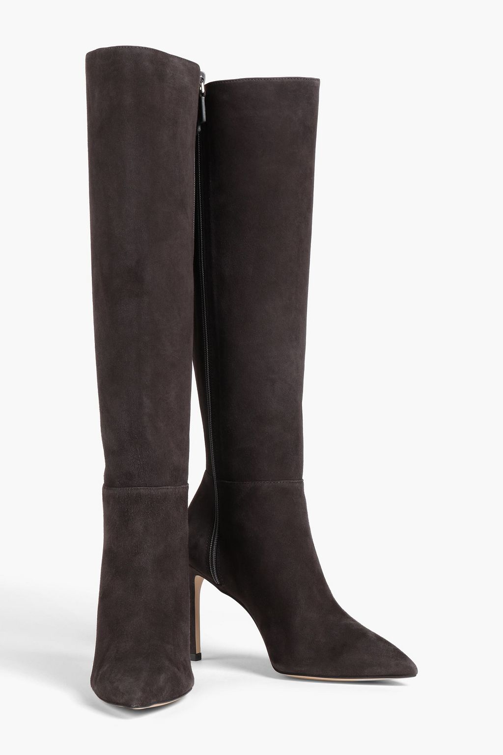 STUART WEITZMAN Avenue 95 kniehohe Stiefel aus Veloursleder