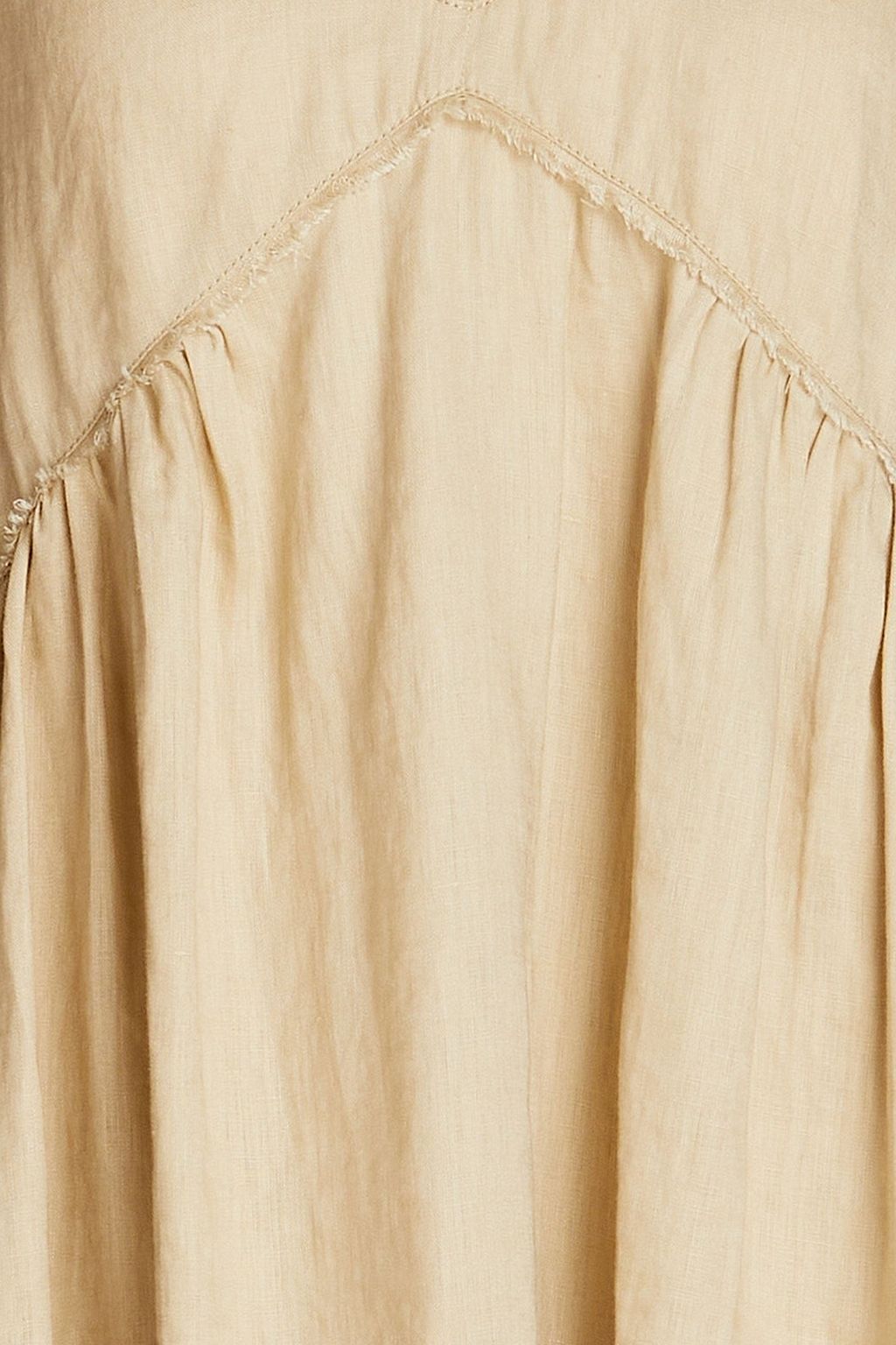 ATM ANTHONY THOMAS MELILLO Gathered linen-gauze dress