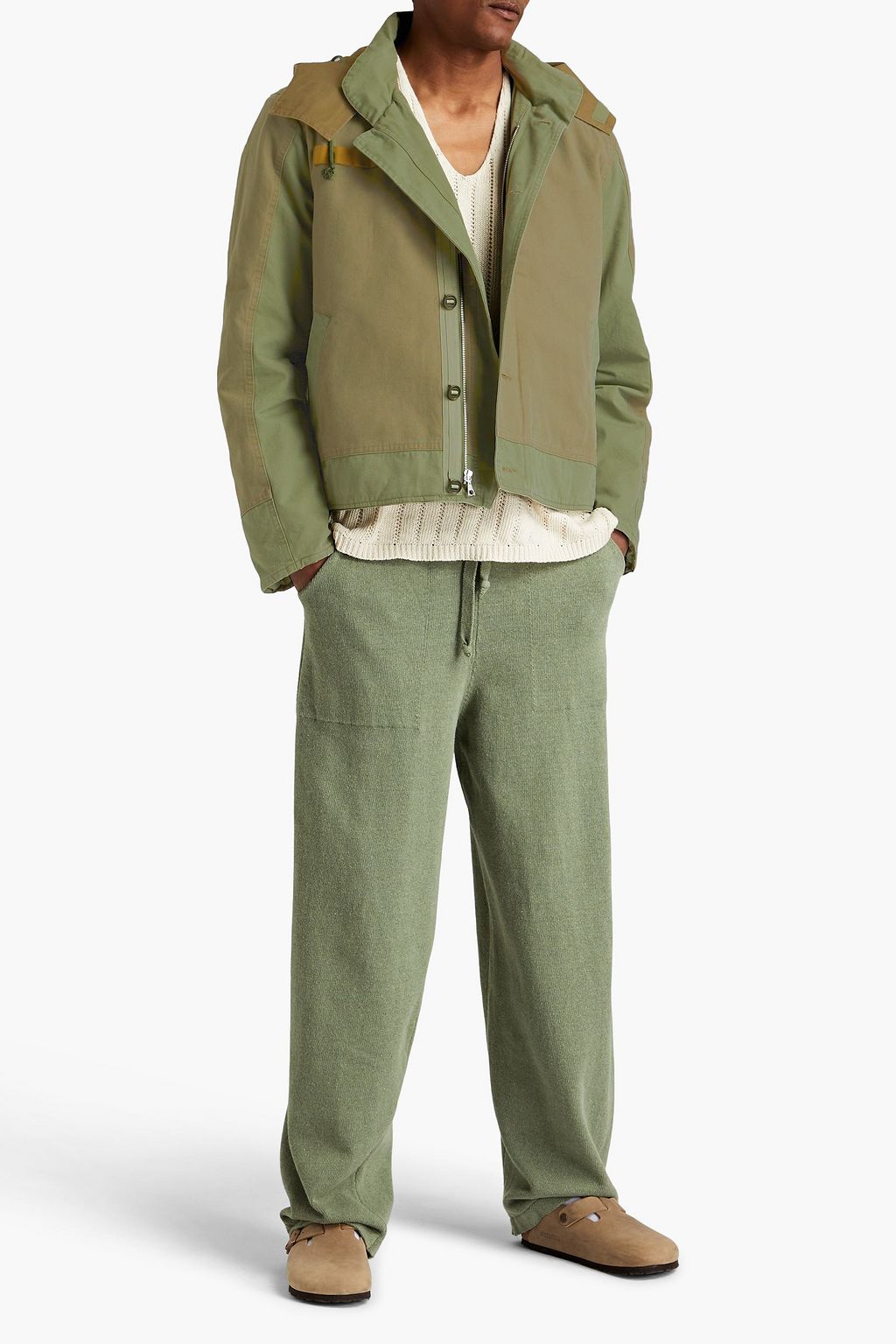 JOHN ELLIOTT Deck ripstop-paneled cotton-canvas jacket