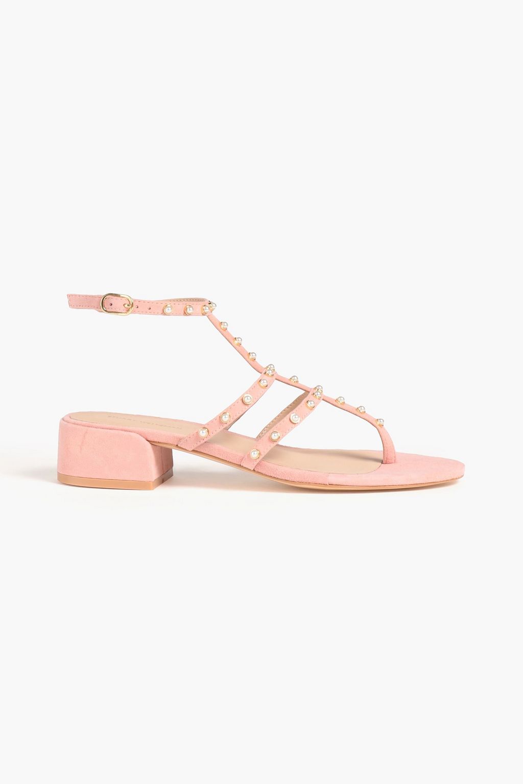 White deals suede sandals