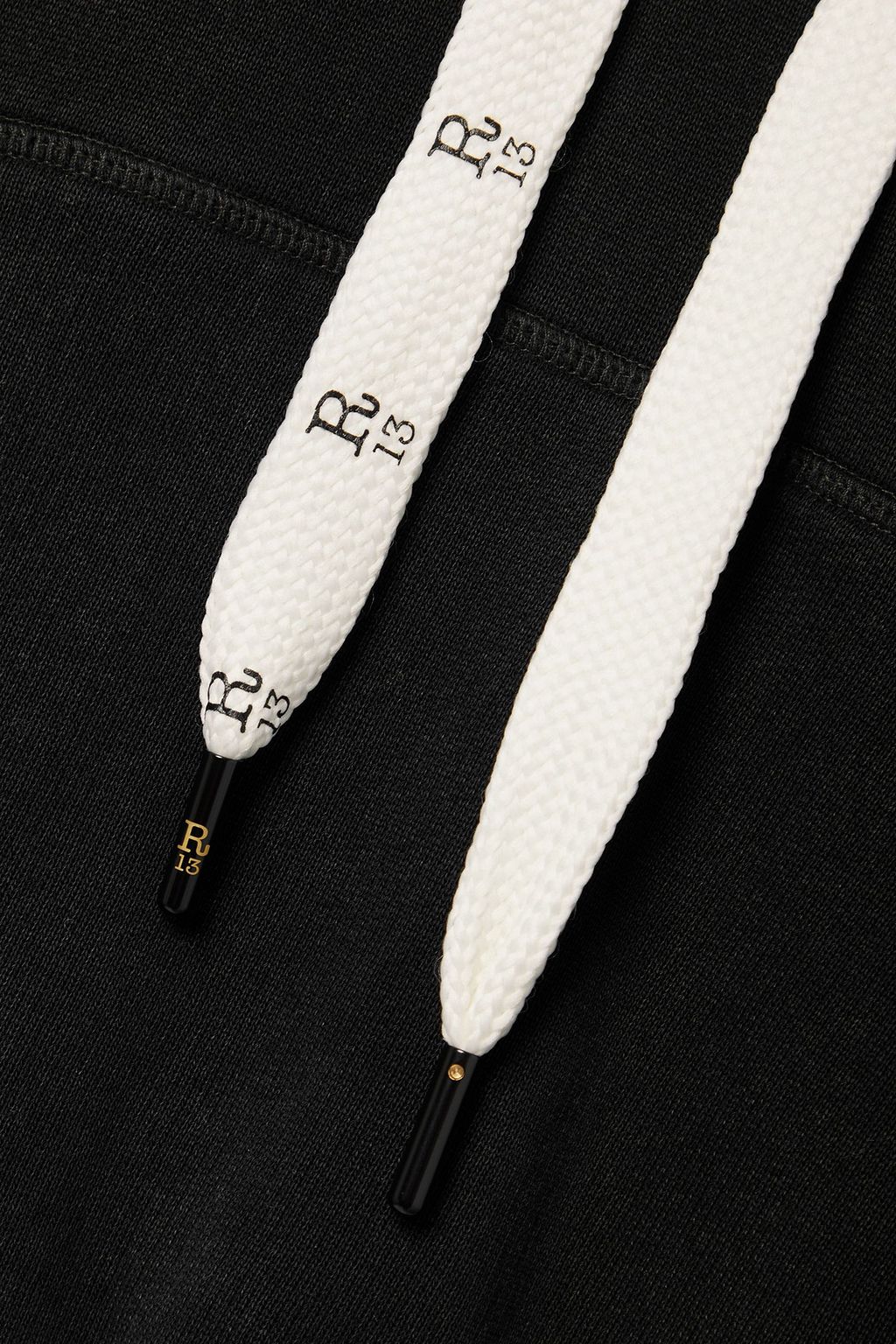 R13 Cotton and Lyocell-blend French terry hoodie