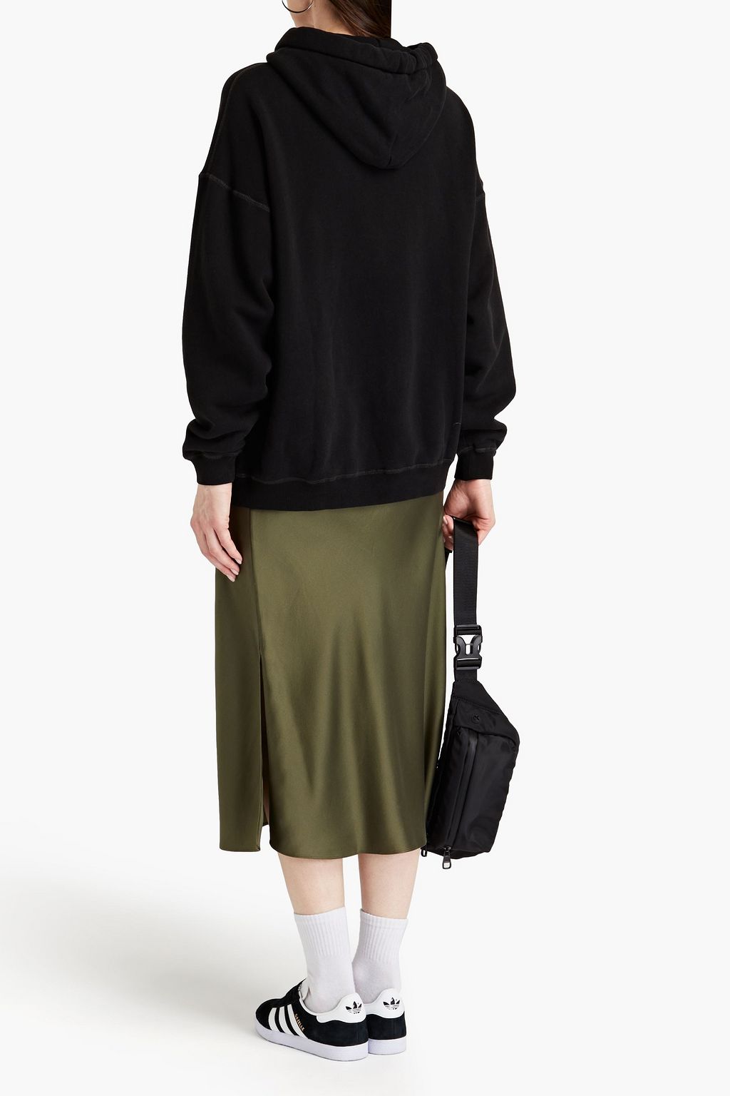 R13 Cotton and Lyocell-blend French terry hoodie