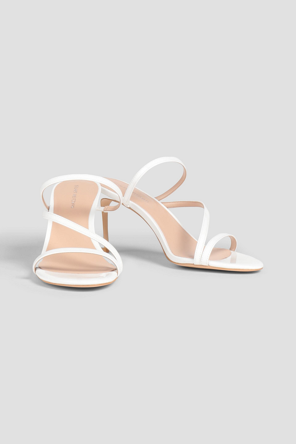 Stuart weitzman white mules sales