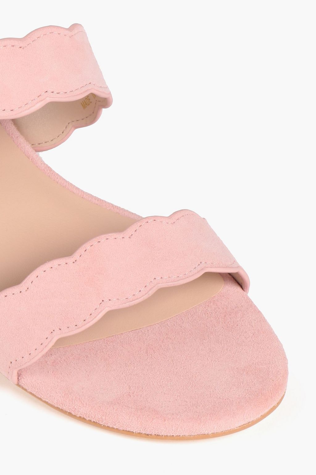 STUART WEITZMAN Santorini スエード サンダル スカラップ