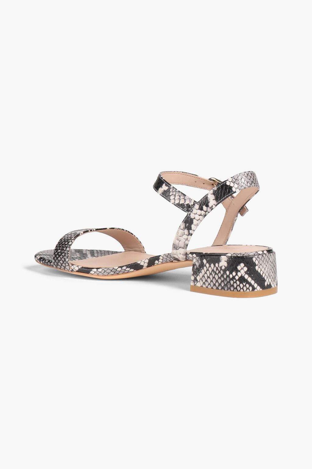 STUART WEITZMAN Dancer 35 スネーク風レザー サンダル