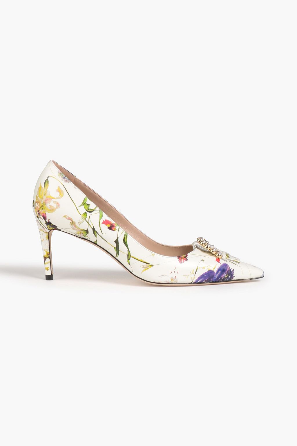 Floral pattern sales pumps